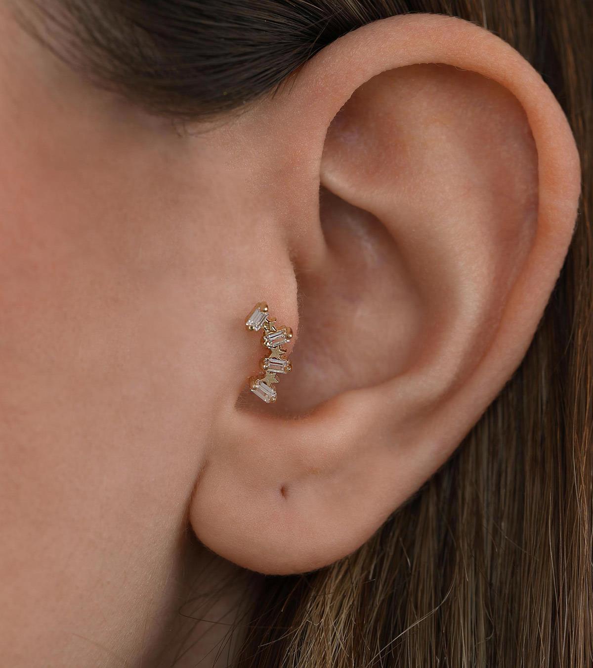 Bagetli Yıldız Piercing