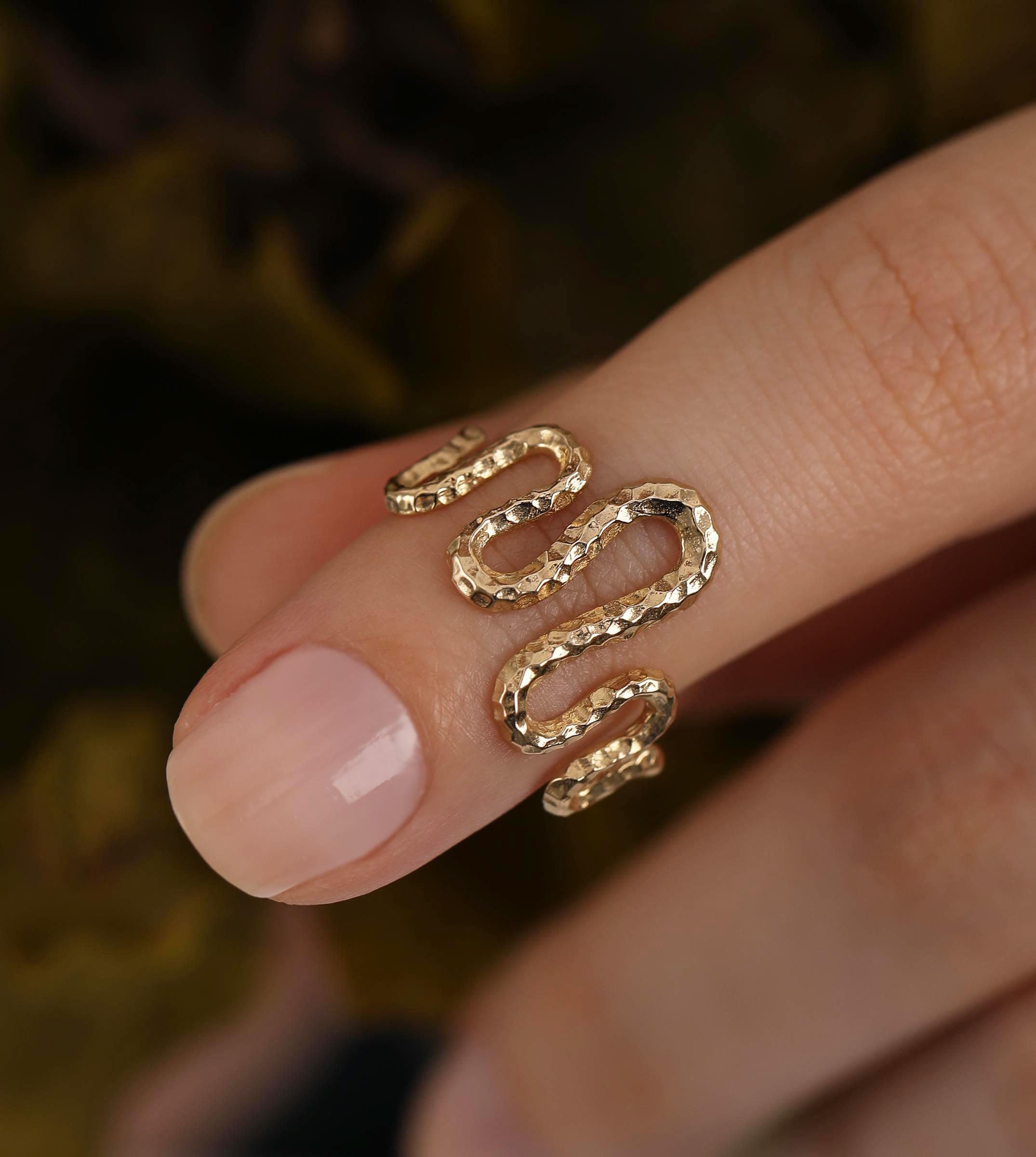 Dövme Yılan Yüzük