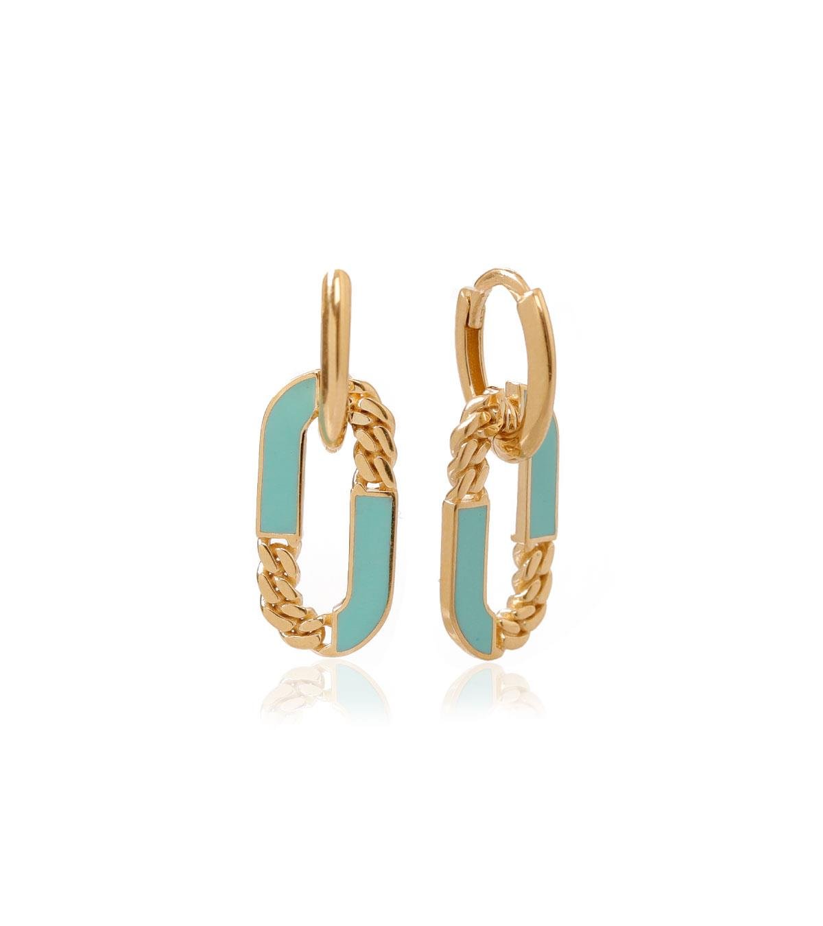 Gurmet Detaylı Oval Küpe