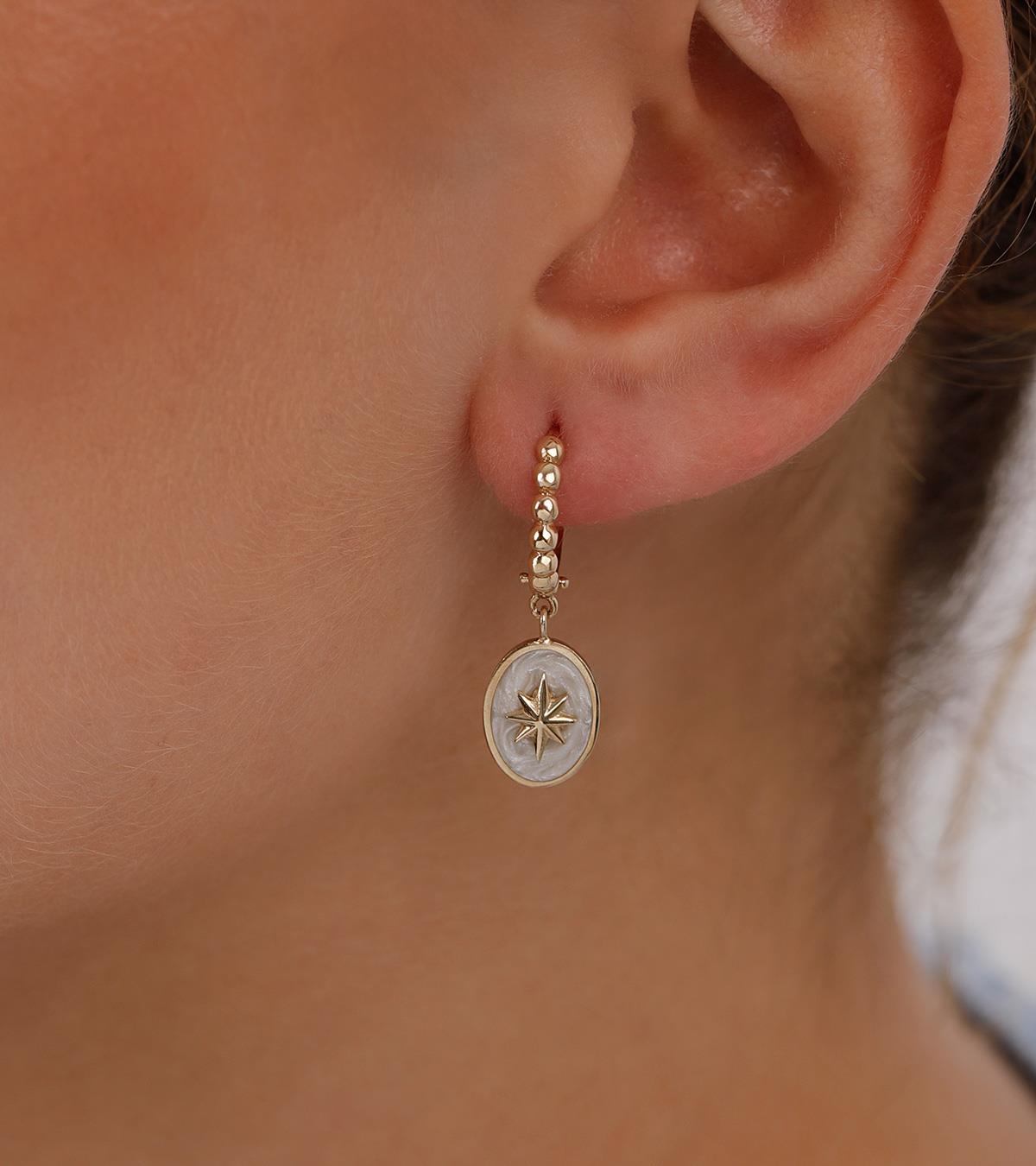 Mineli Pole Star Küpe