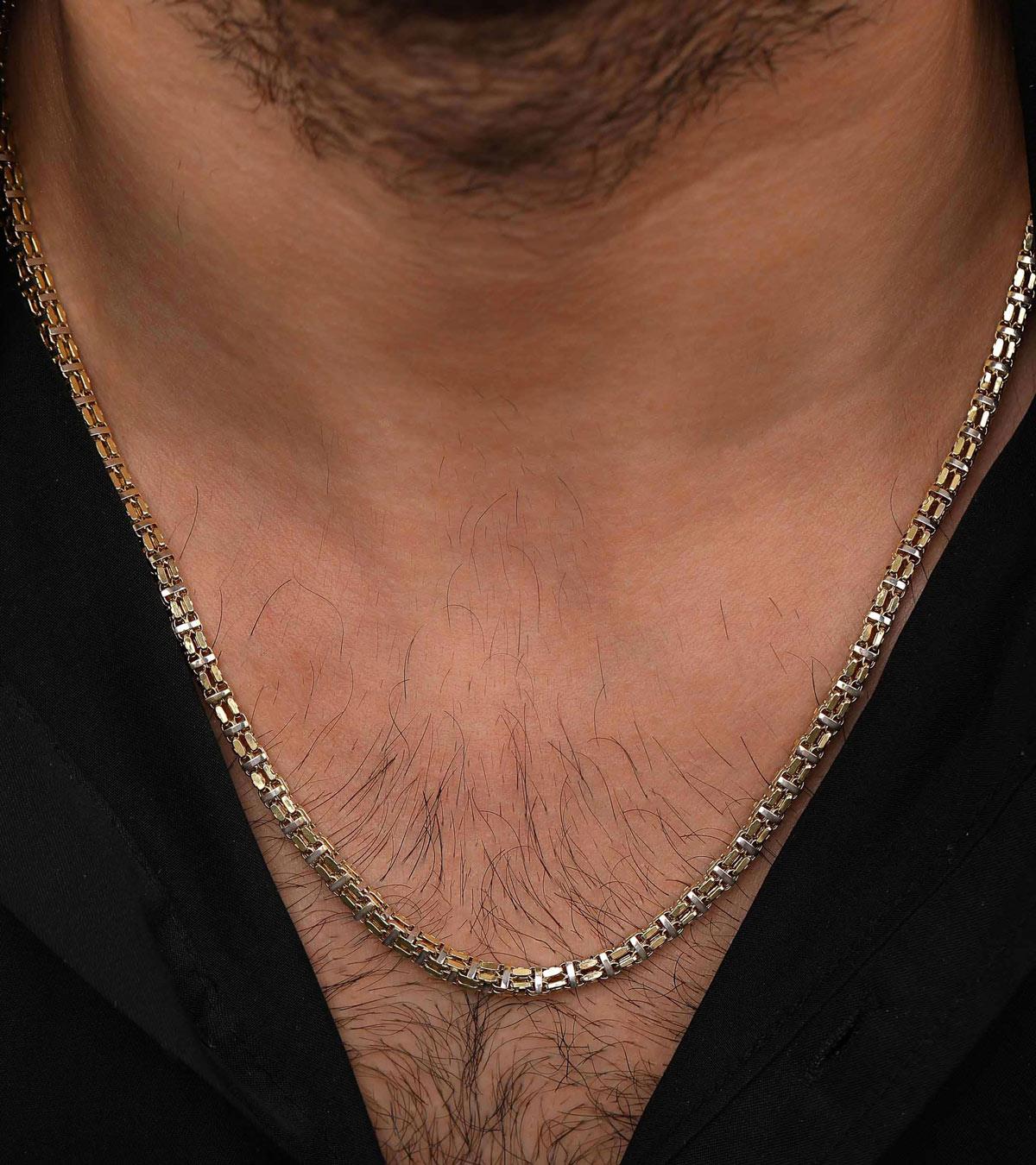 İki Renkli Kare Form Zincir