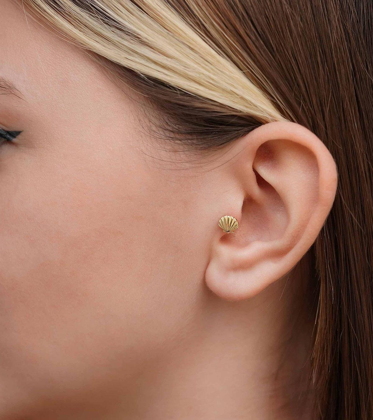 İstiridye Piercing (Tragus)