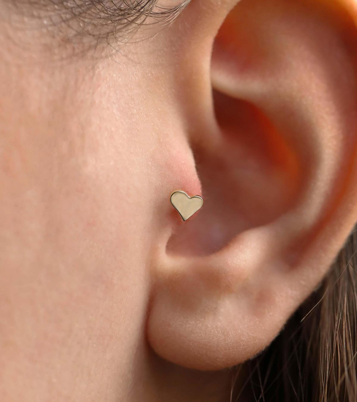 Kalp Piercing (Tragus)