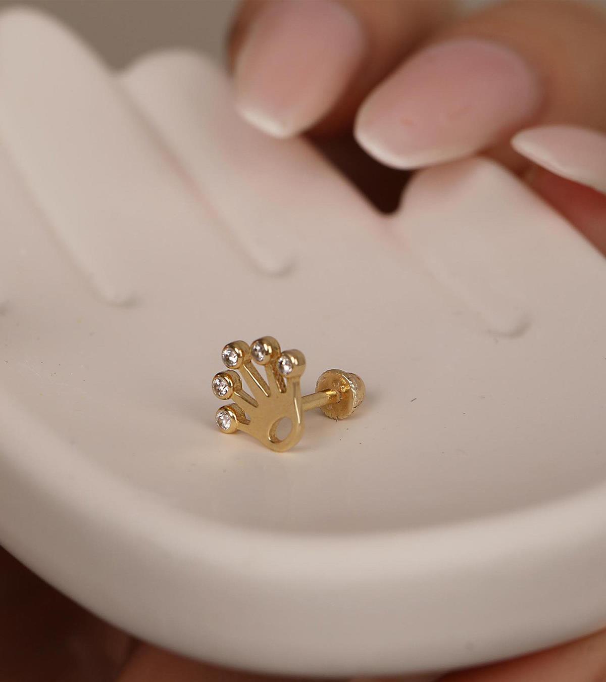 Kral Tacı Piercing (Tragus)