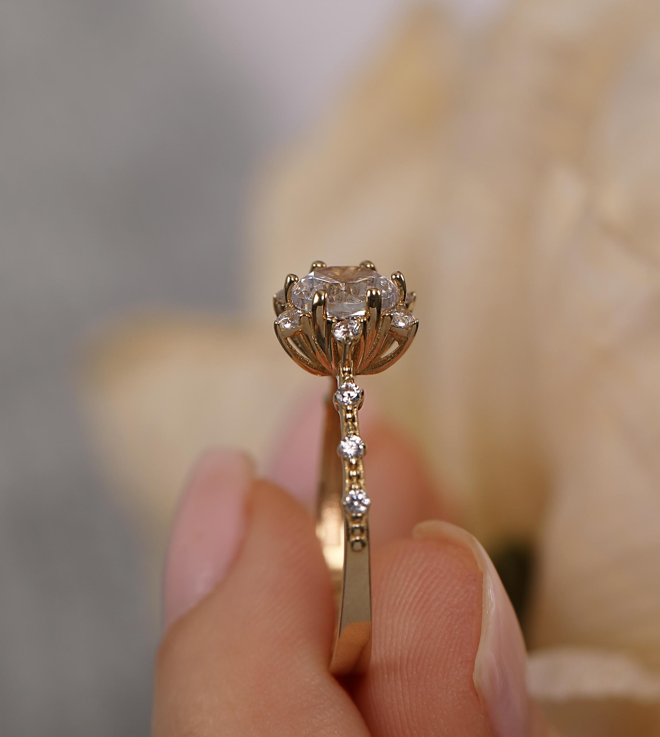Lotus Yüzük-Sarı