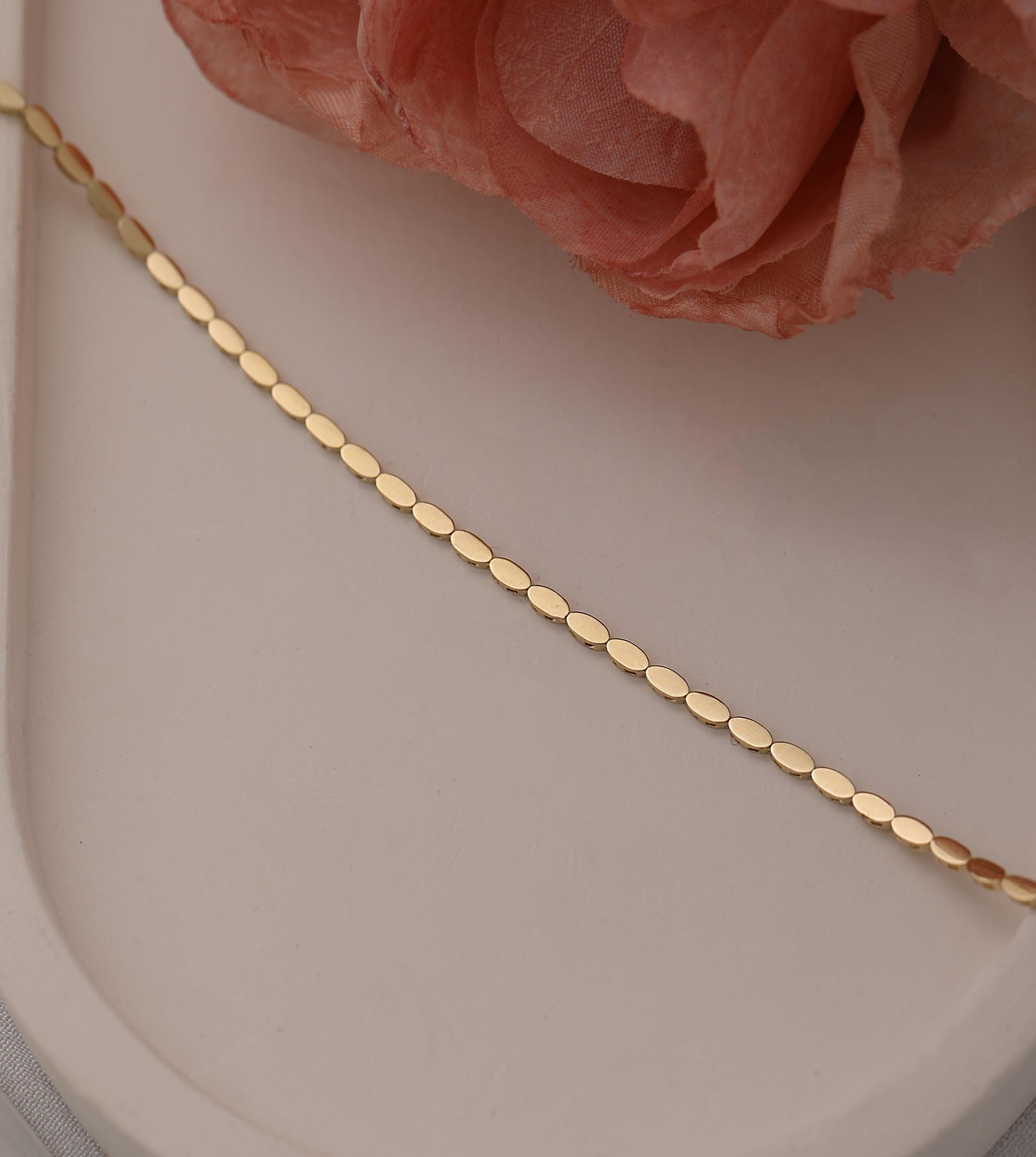 Mini Oval Dizilim Bileklik