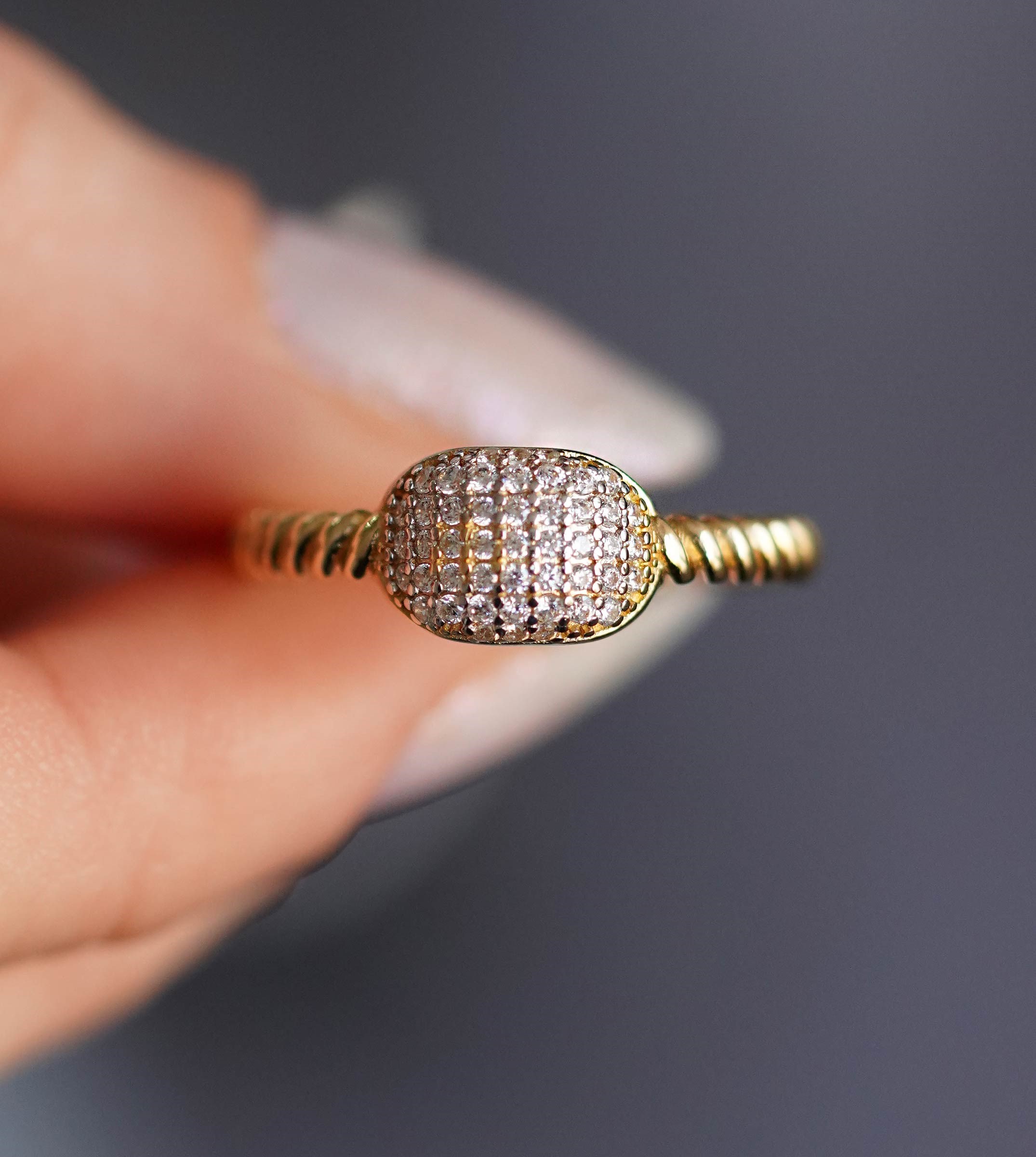 Taşlı Burgu Yüzük