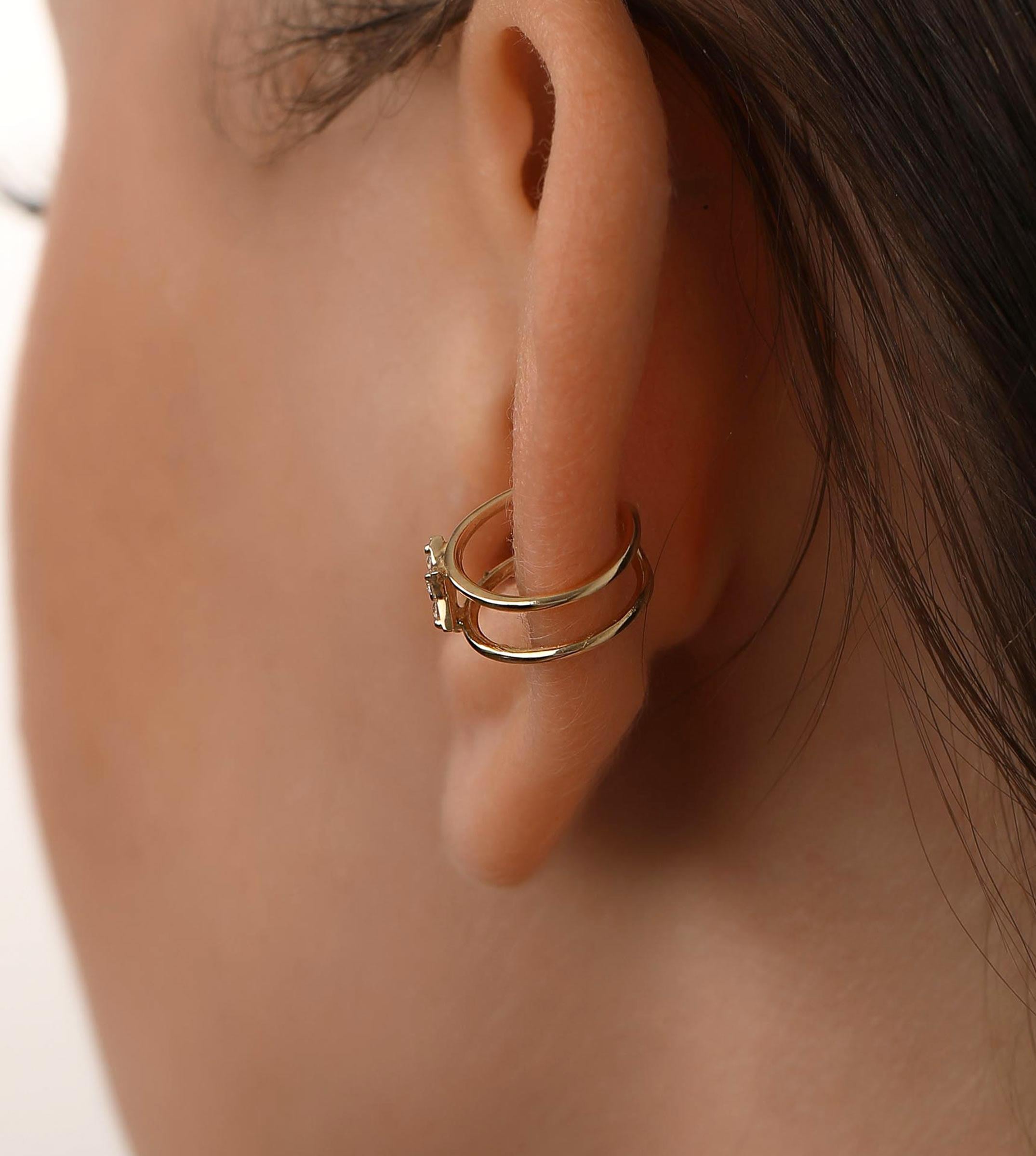 Yıldız Cuff Küpe
