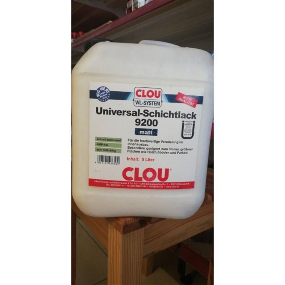 CLOU 9200 Su Bazlı Parke Verniği 5Lt  Mat