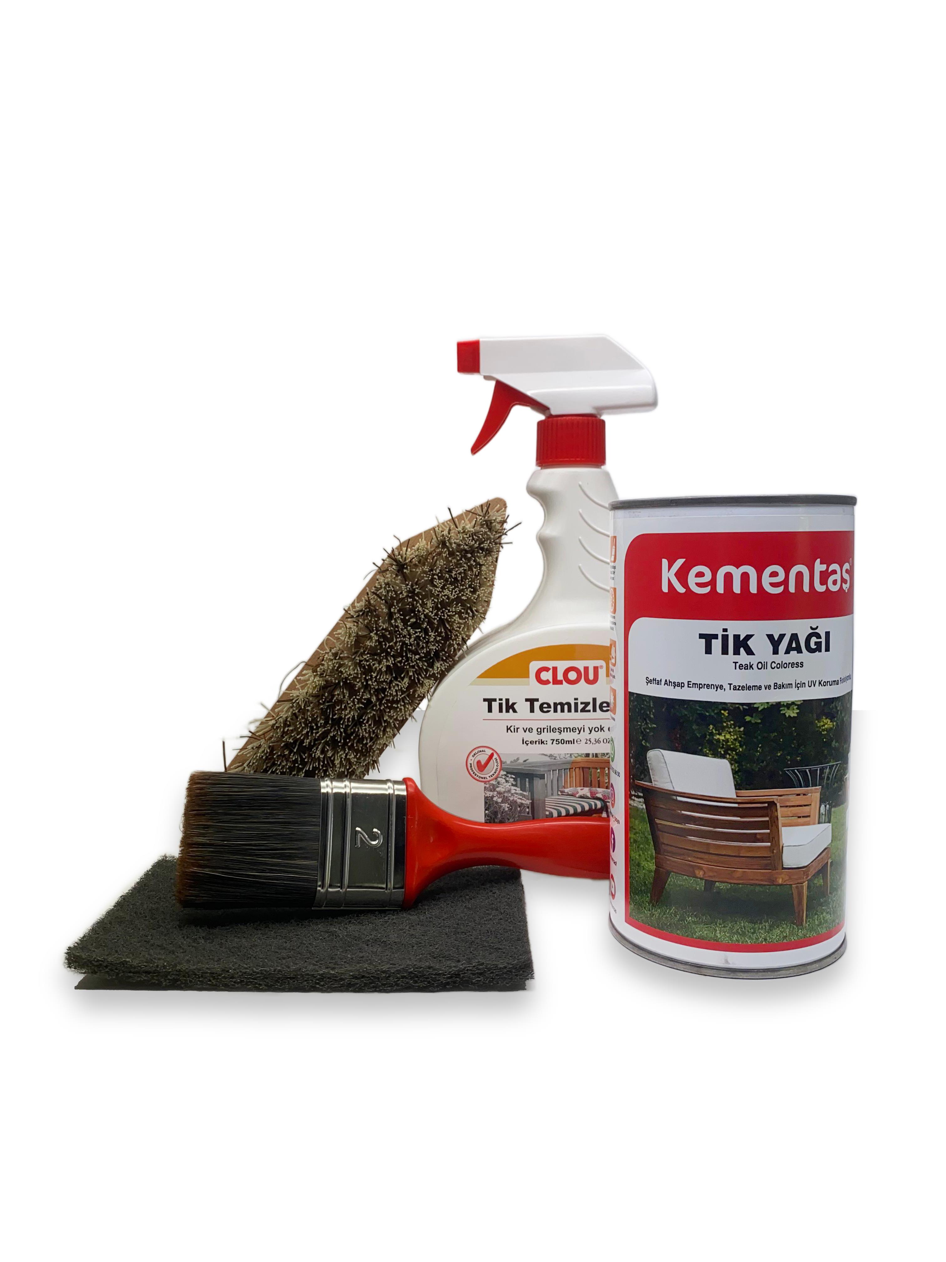 CLOU 30000.00002 Teak Care Kit 5 Piece