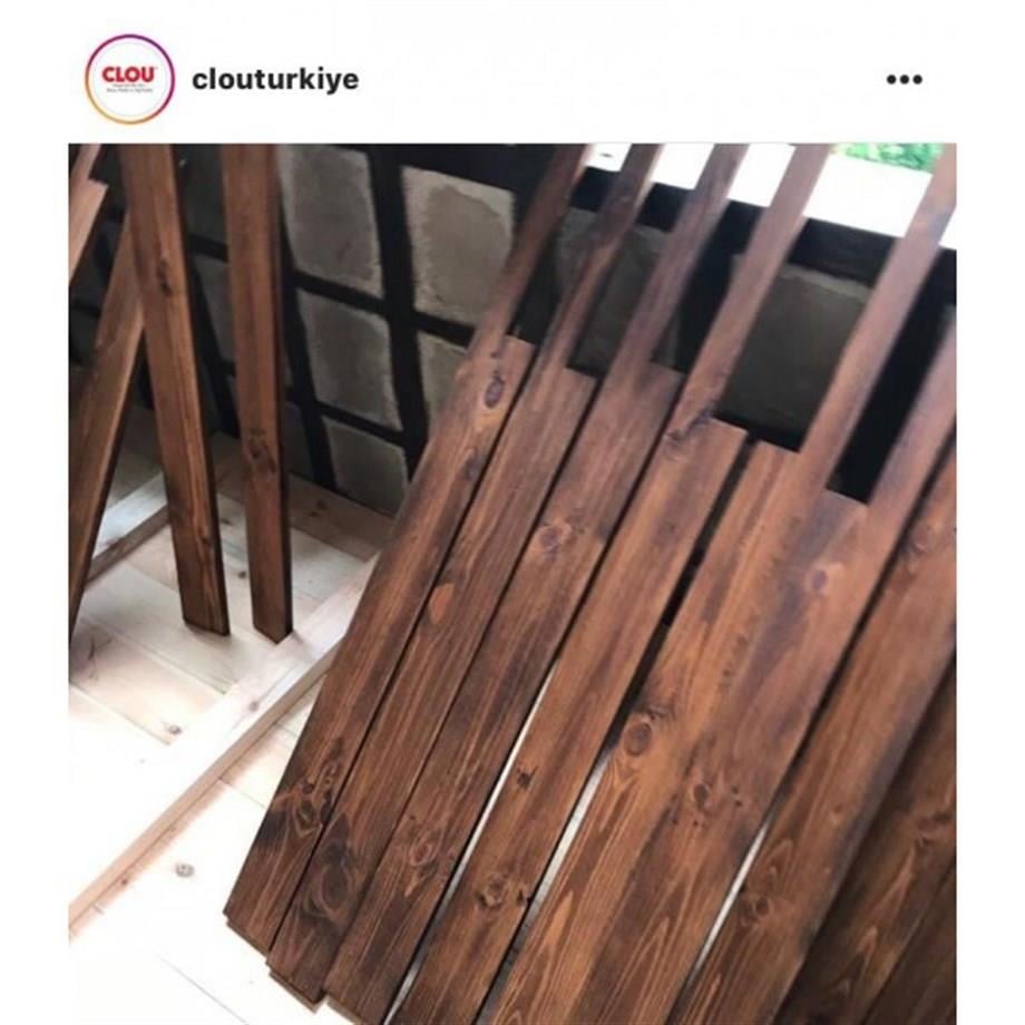Solvent Bazlı Ahşap Koruyucular 2,5LtCLOU Nr:08 Siyah Slv Bazlı Ahşap Koruyucu 2,5LT