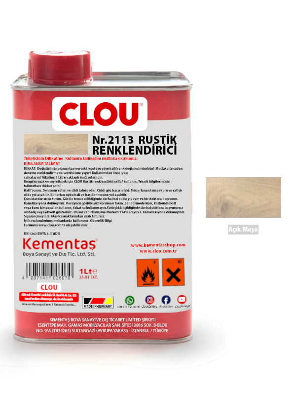 Solvent Based Colourants 1Lt02113 Light Oak Rustic Effect Colourant 1Litre