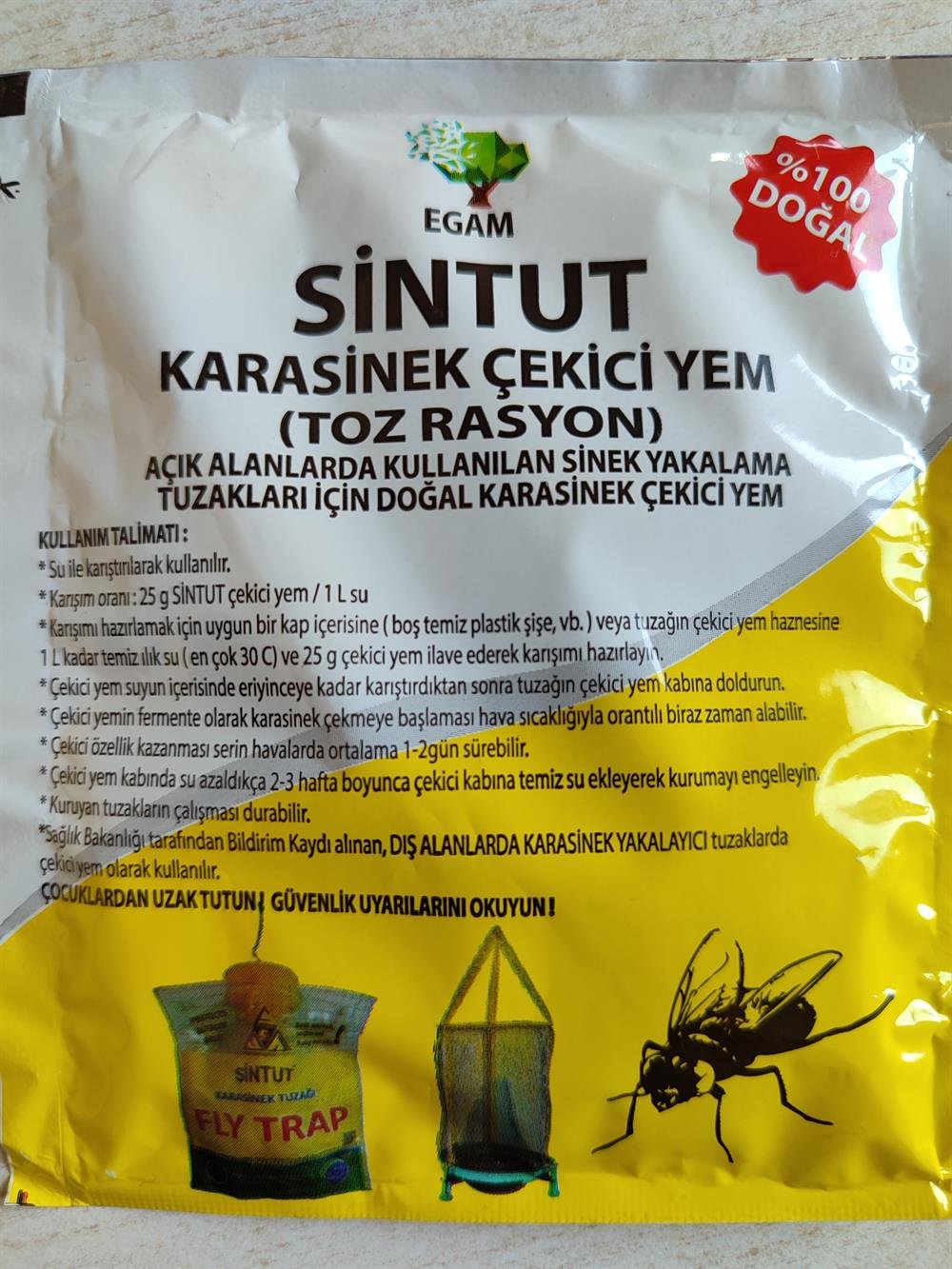 4 Adet Karasinek Çekici Yem