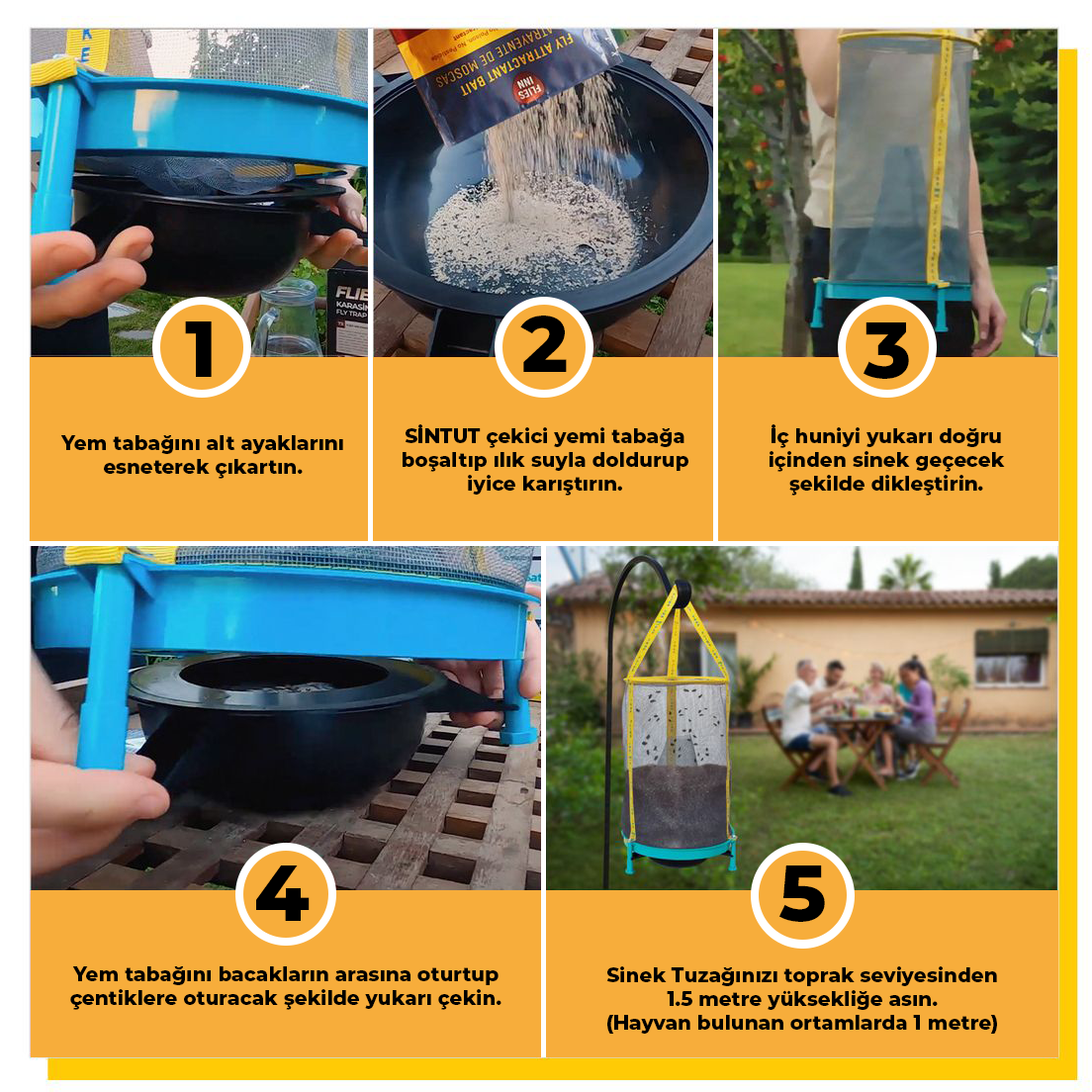 5 Adet Sinek Tuzağı