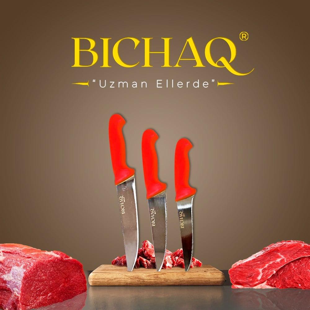 Bıchaq Kırmızı Set