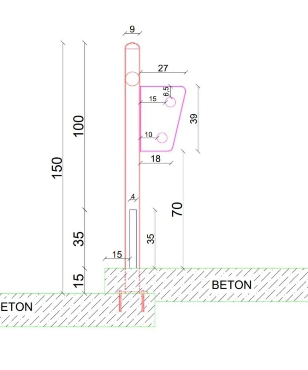 Büyükbaş Hayvan Yemlik Kilidi