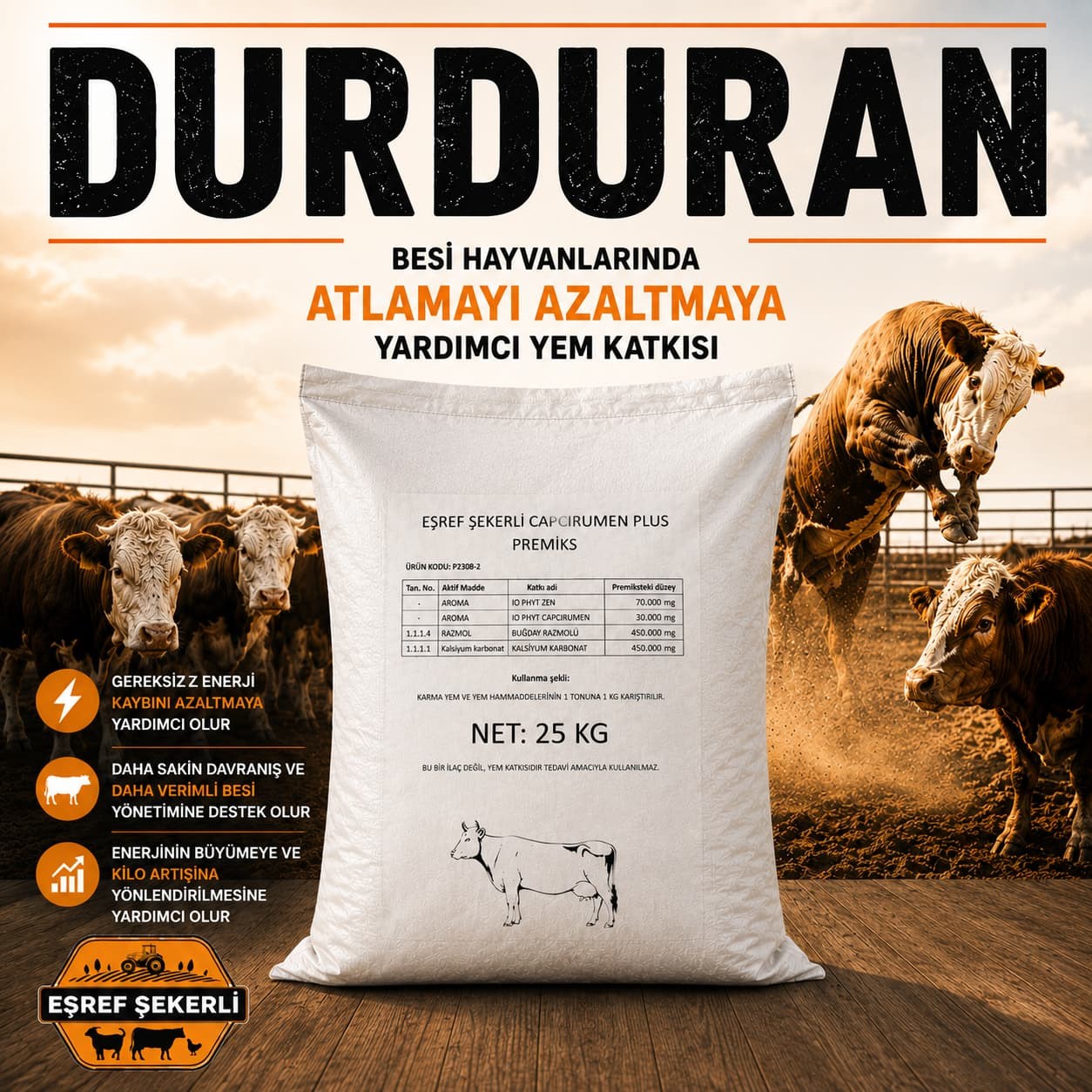 Durduran 25 Kg.