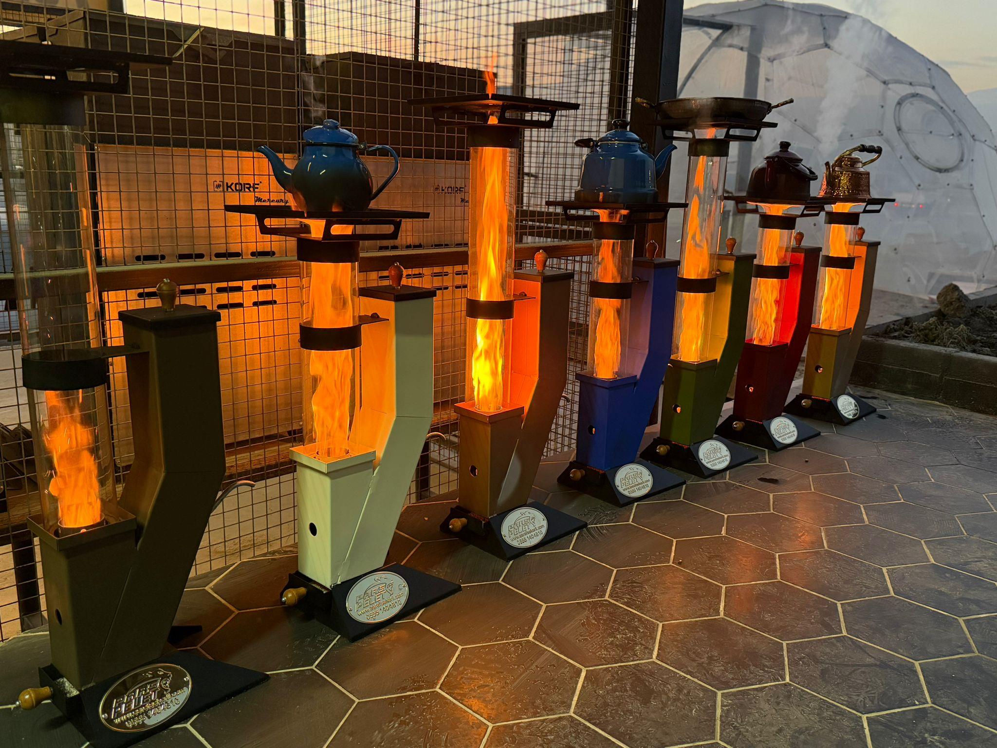 Pars PS Balkon 40 Pelet Sobası