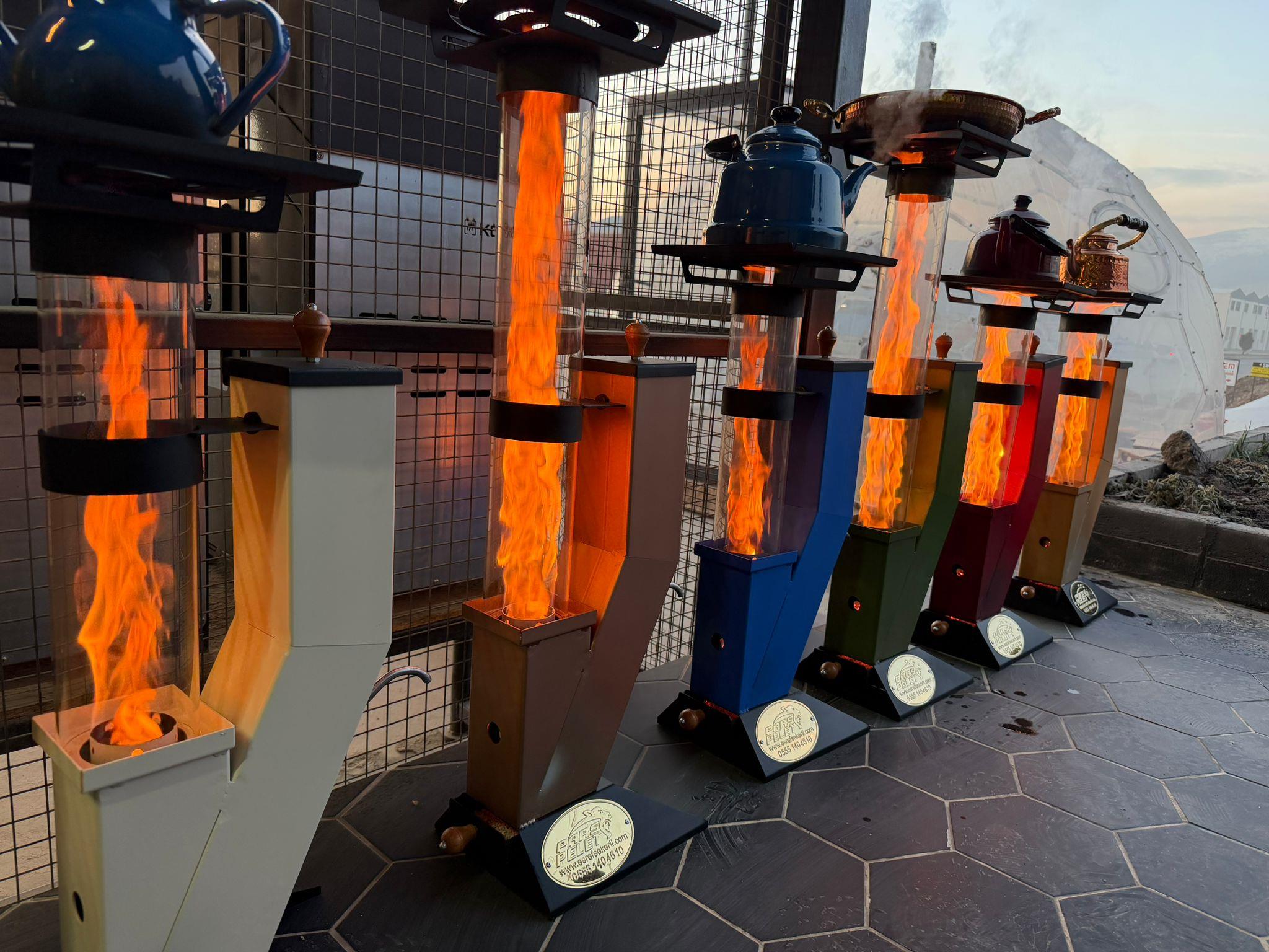 Pars PS Balkon 40 Pelet Sobası