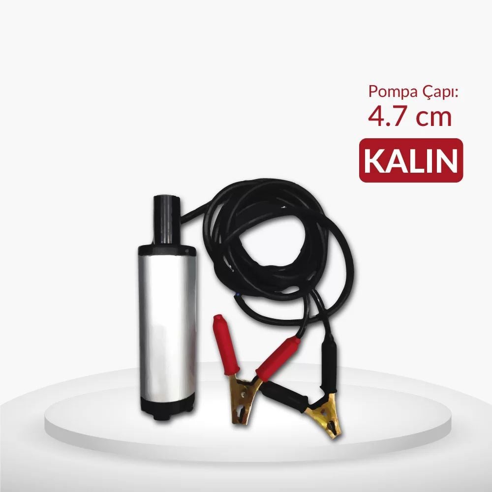 Pratik Sıvı (Mazot) Transfer Pompası 12 W Kalın