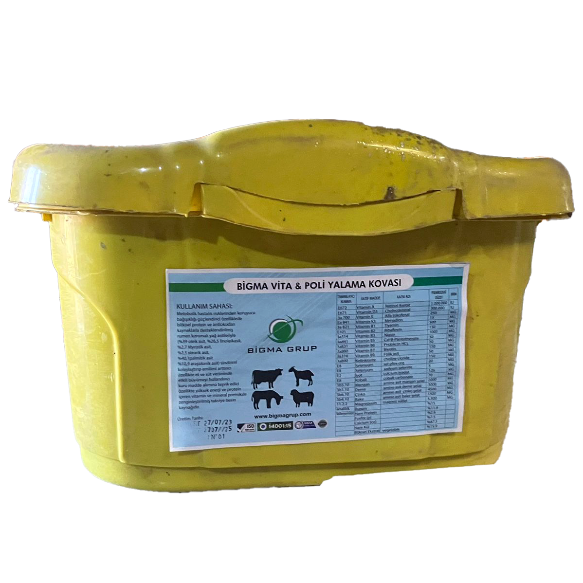 VitaPoli Yalama Kovası 25 Kg