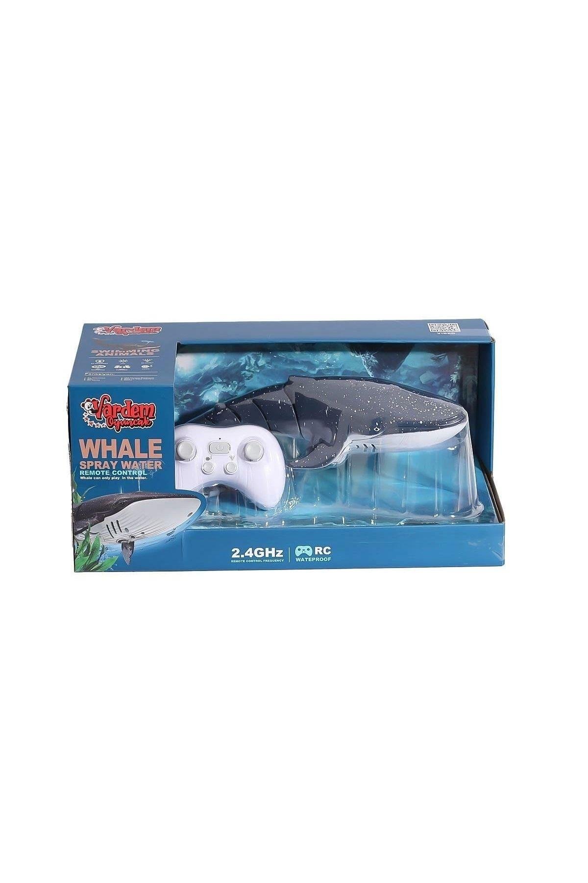 . Wk-18002-31-32 Kumandalı Şarjlı Su Atan Yüzen Köpekbalığı -vardem-Uzaktan Kumandalı Araçlar