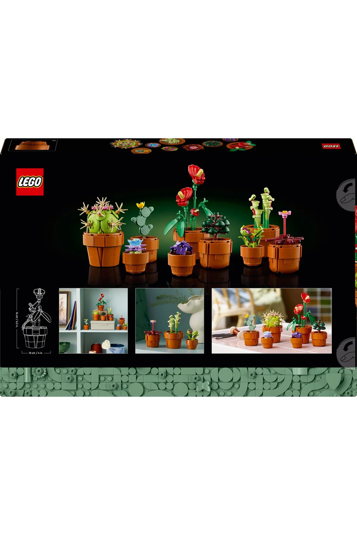 ® Botanicals Minik Bitkiler 10329 - 18+ Yaratıcı Model Yapım Seti (758Parça)-Lego