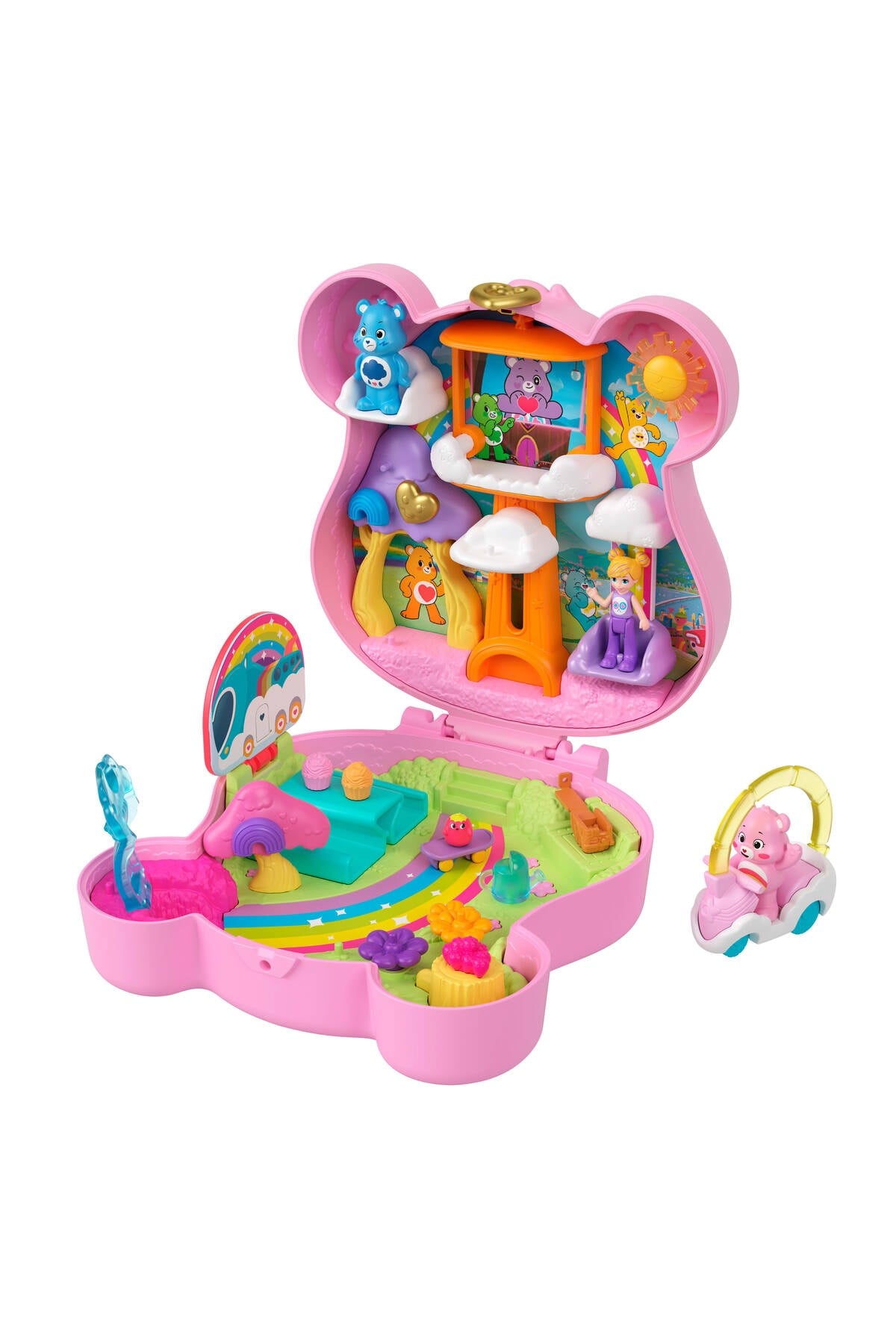 ™ Care Bears Mikro Oyun Seti, oyuncak araba ve temalı aksesuarlar JCC14-Çeşitli Figürler
