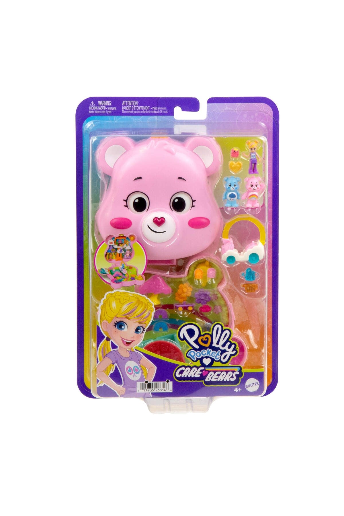 ™ Care Bears Mikro Oyun Seti, oyuncak araba ve temalı aksesuarlar JCC14-Çeşitli Figürler