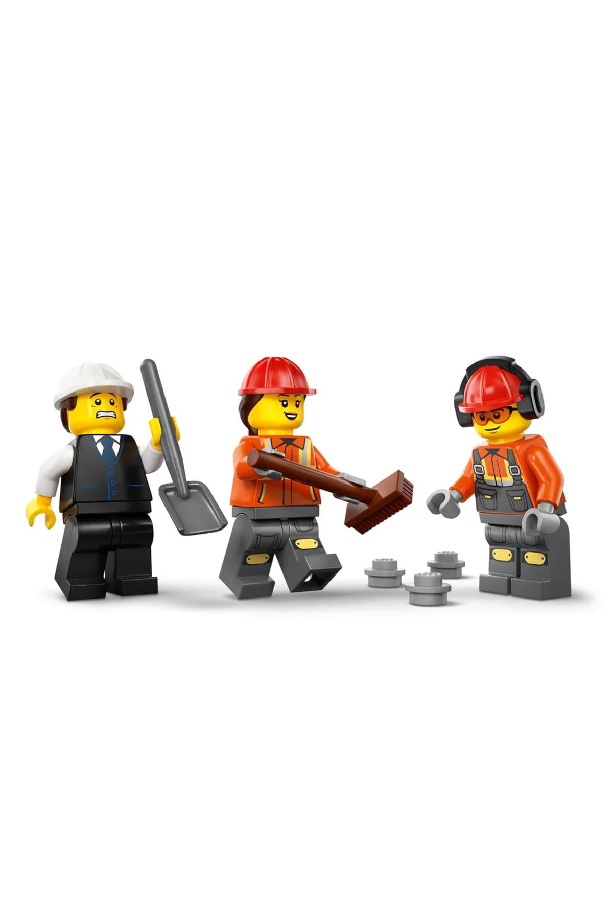 ® City Beton Mikseri 60478 - 7+ Yaratıcı Oyuncak Yapım Seti (371 Parça)-Lego