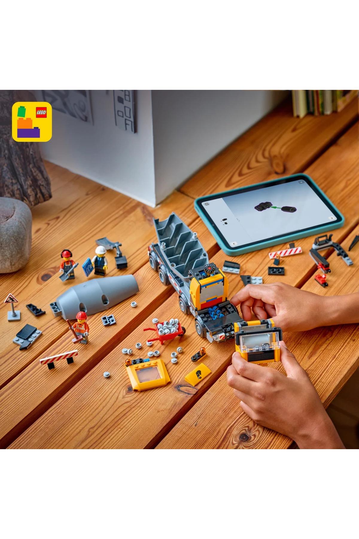 ® City Beton Mikseri 60478 - 7+ Yaratıcı Oyuncak Yapım Seti (371 Parça)-Lego