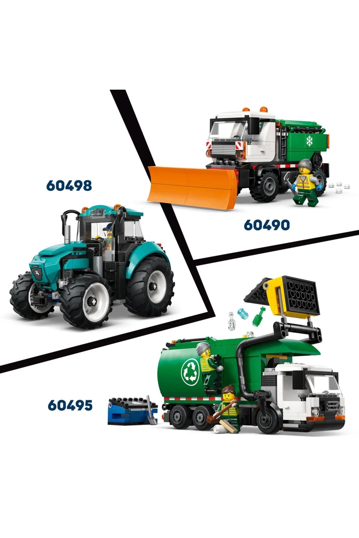 ® City Beton Mikseri 60478 - 7+ Yaratıcı Oyuncak Yapım Seti (371 Parça)-Lego