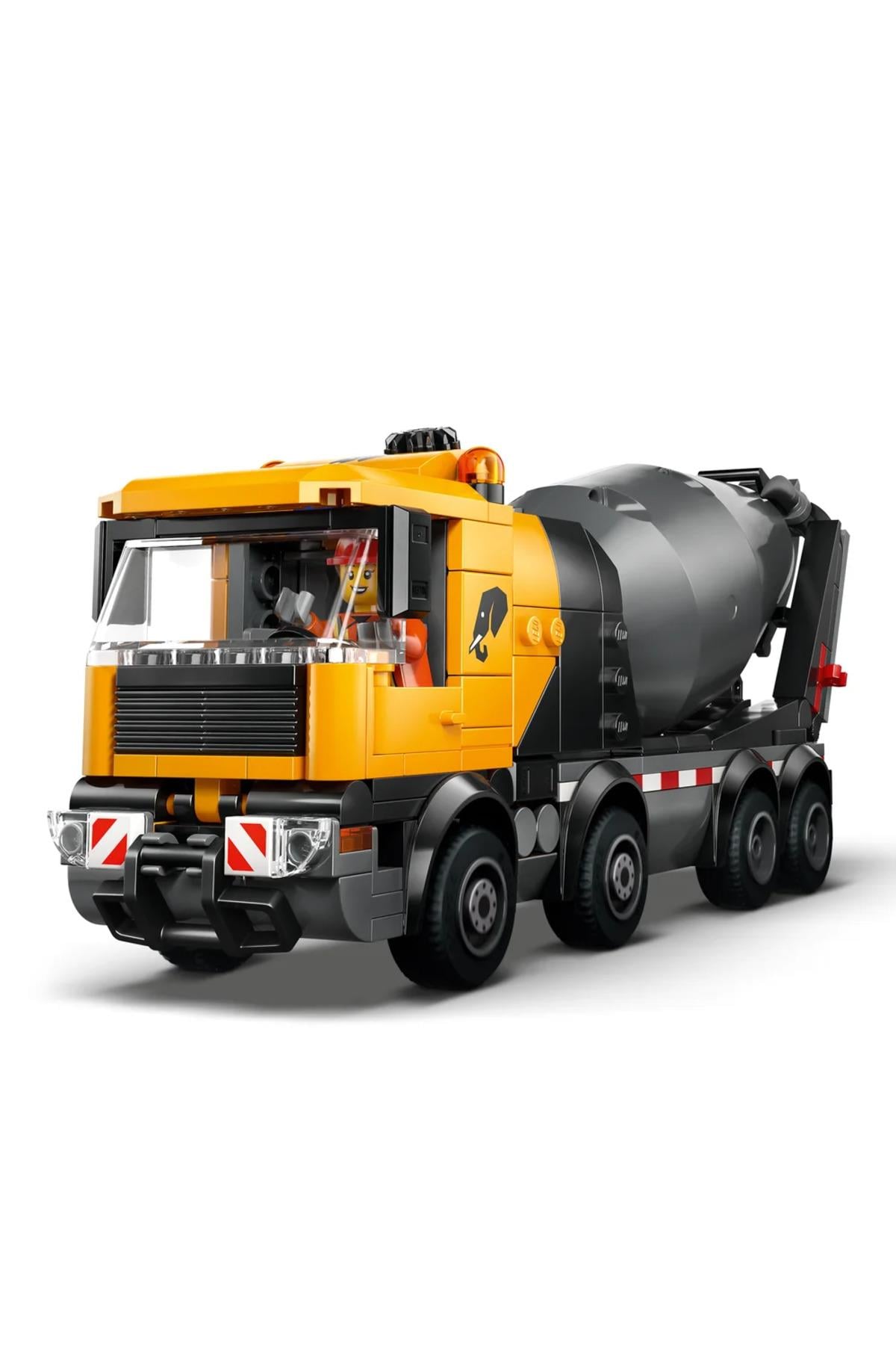 ® City Beton Mikseri 60478 - 7+ Yaratıcı Oyuncak Yapım Seti (371 Parça)-Lego