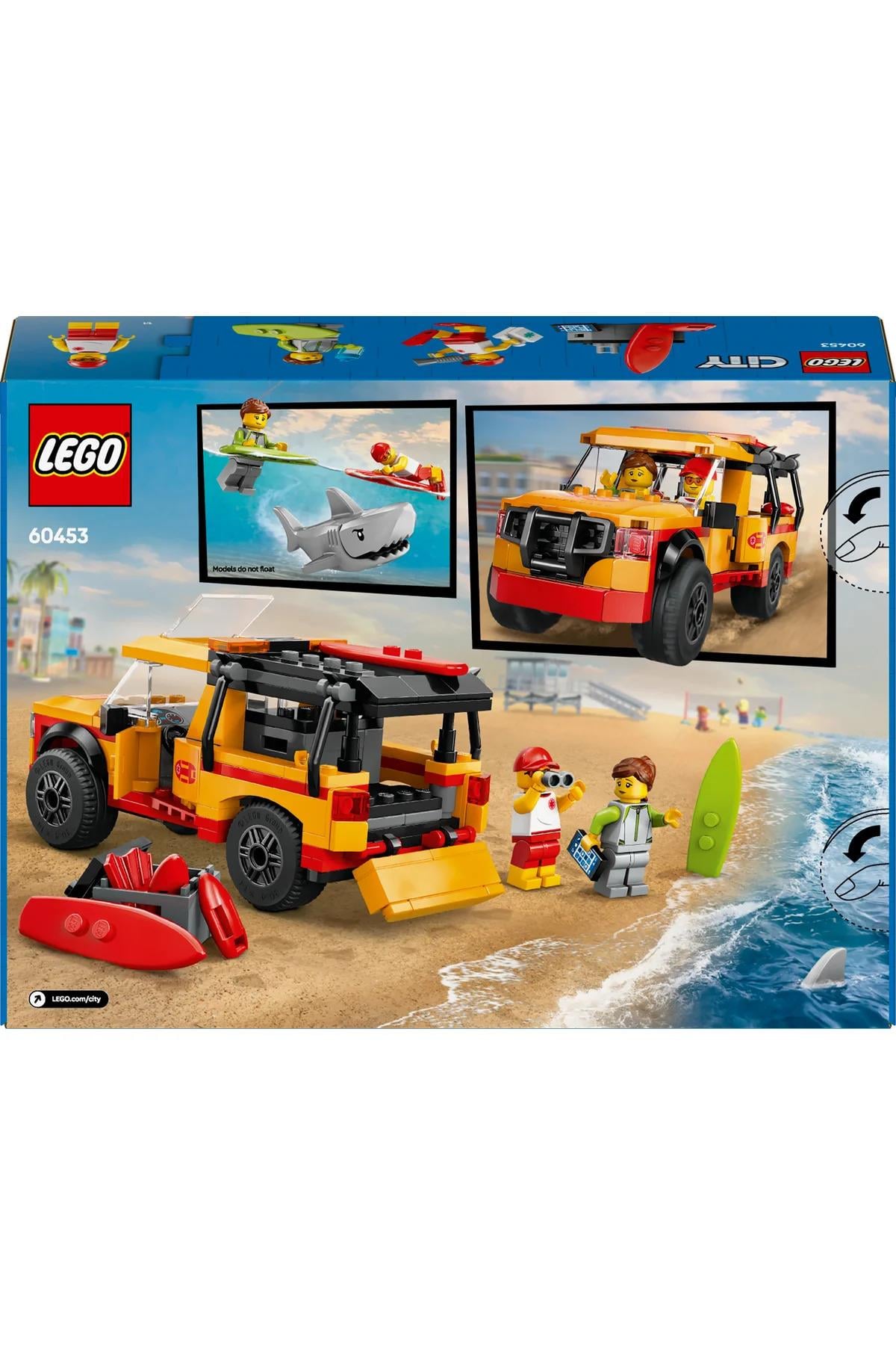 ® City Cankurtaran Kamyoneti 60453 - 6+ Çocuklar için Yaratıcı Oyuncak Yapım Seti (214P)-Lego