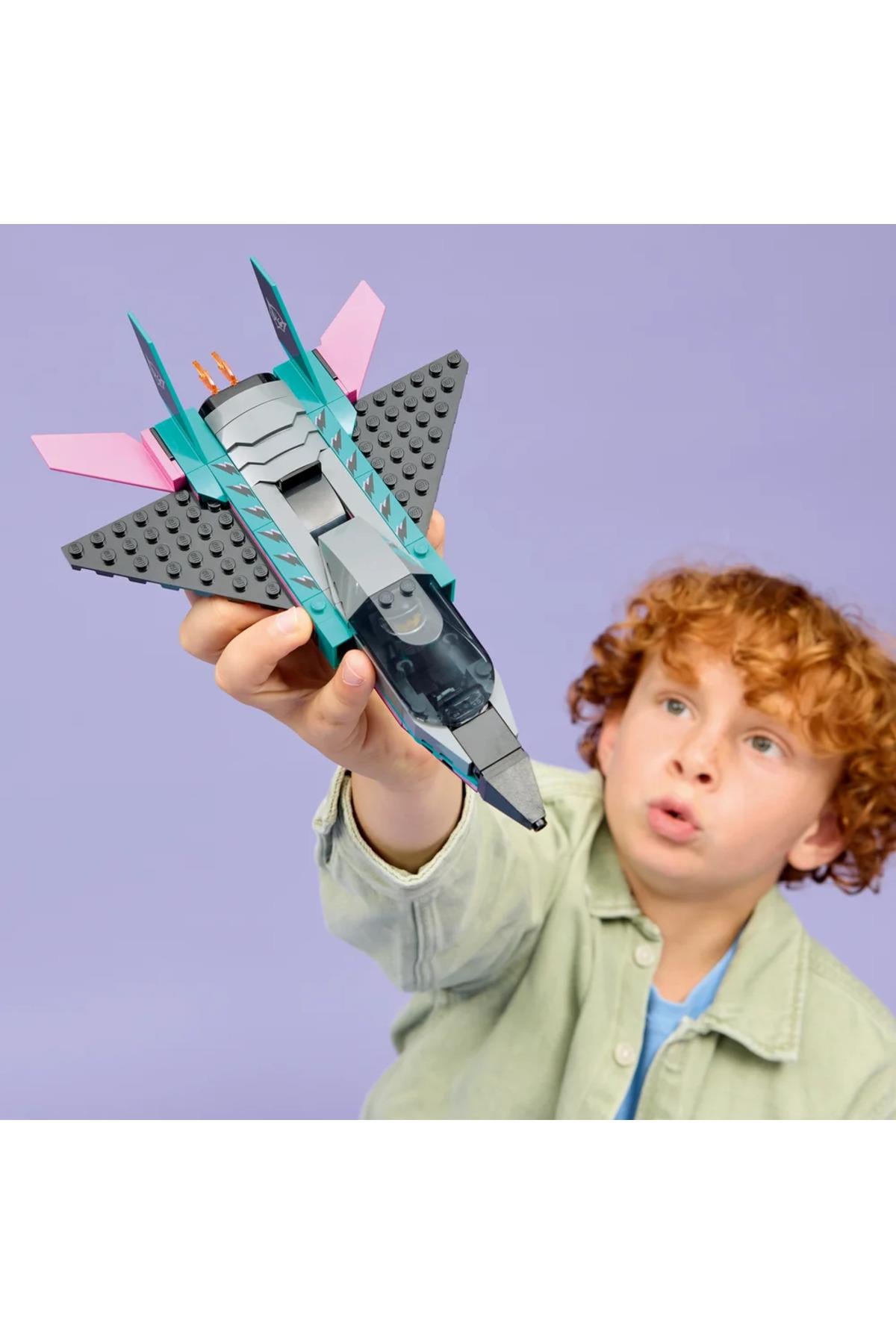 ® City Jet, Arabaya Karşı 60489 - 6+ Yaratıcı Oyuncak Yapım Seti (259 Parça)-Lego