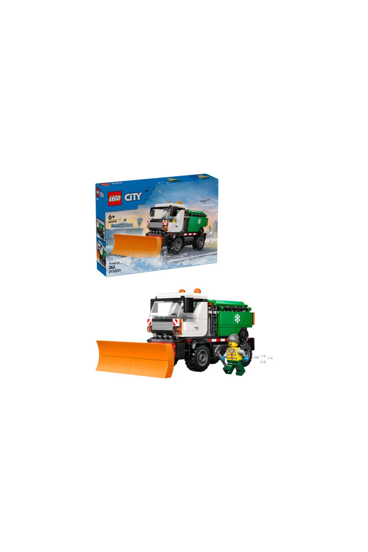 ® City Kar Küreme Aracı 60490 - 6+ Yaratıcı Oyuncak Yapım Seti (263 Parça)-Lego