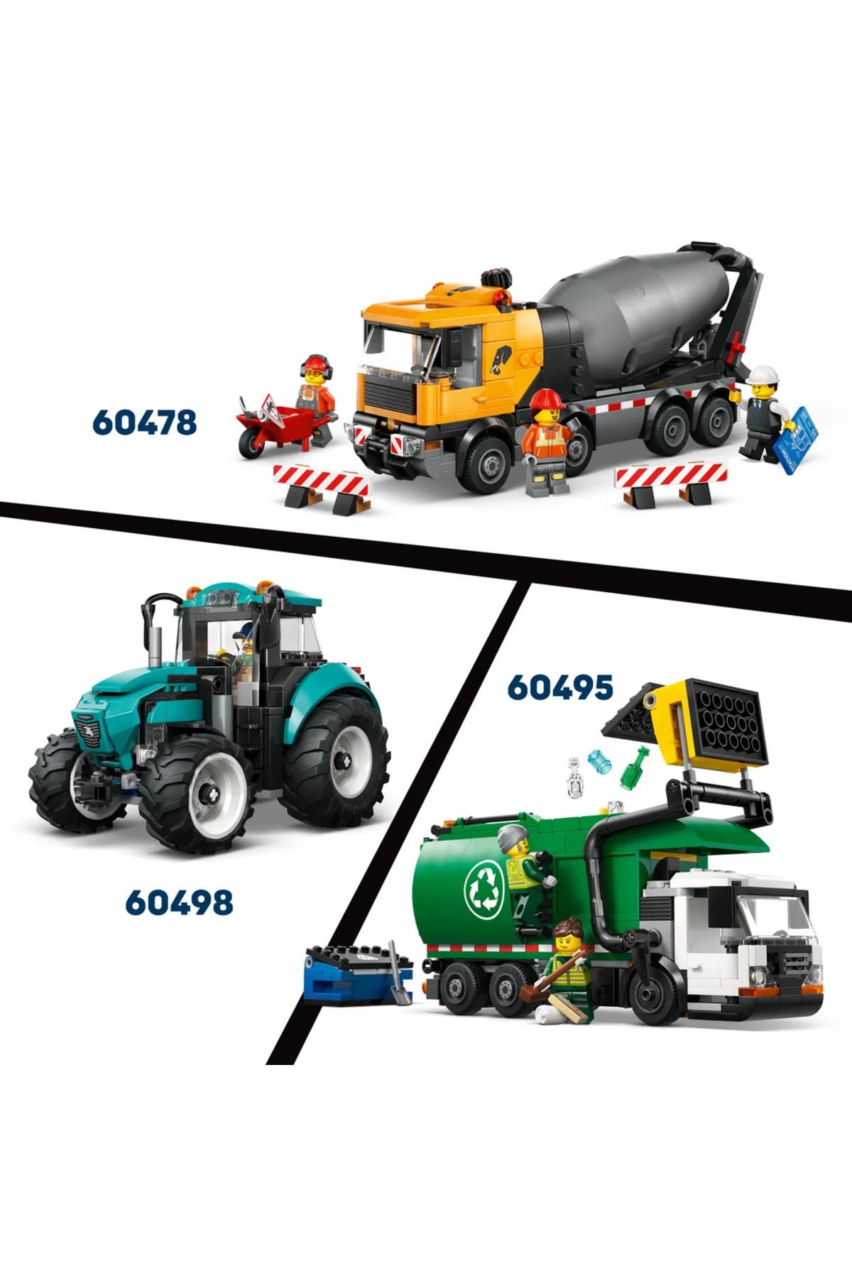 ® City Kar Küreme Aracı 60490 - 6+ Yaratıcı Oyuncak Yapım Seti (263 Parça)-Lego
