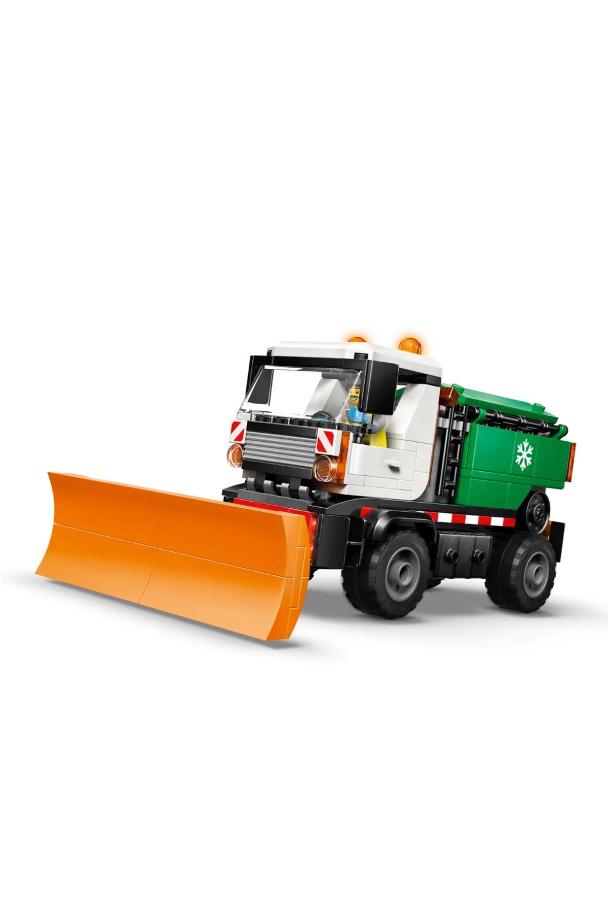 ® City Kar Küreme Aracı 60490 - 6+ Yaratıcı Oyuncak Yapım Seti (263 Parça)-Lego