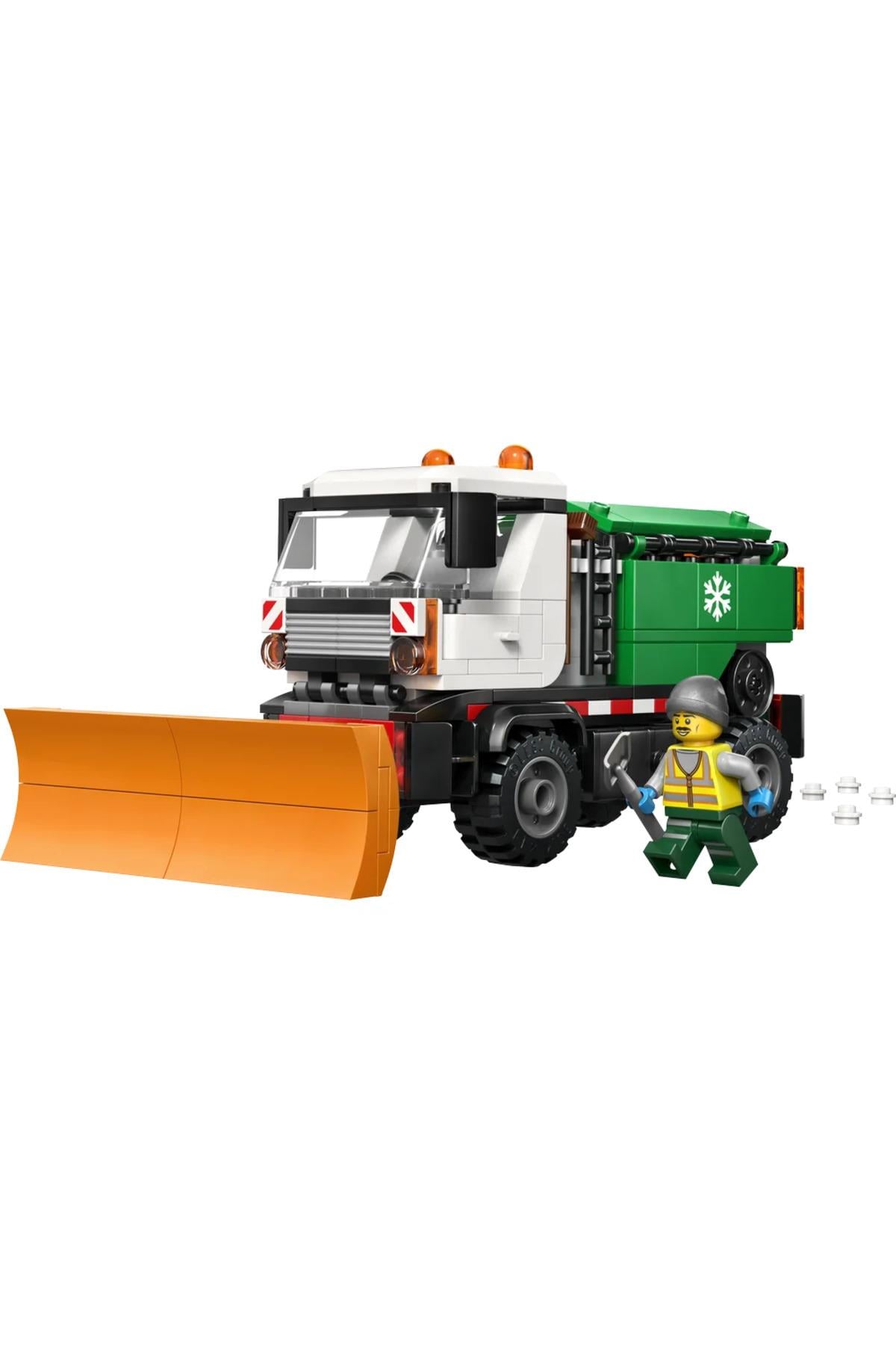 ® City Kar Küreme Aracı 60490 - 6+ Yaratıcı Oyuncak Yapım Seti (263 Parça)-Lego