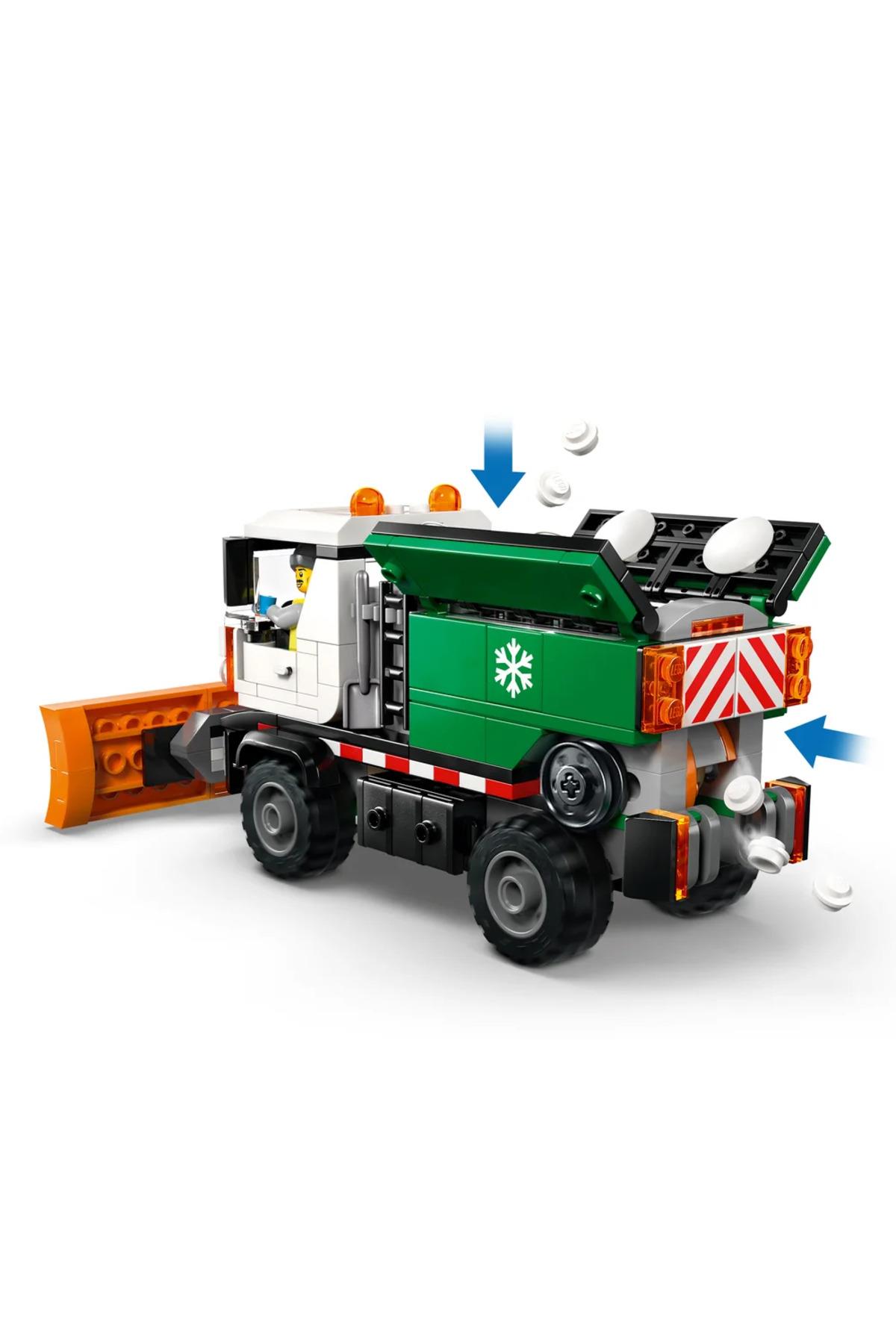 ® City Kar Küreme Aracı 60490 - 6+ Yaratıcı Oyuncak Yapım Seti (263 Parça)-Lego