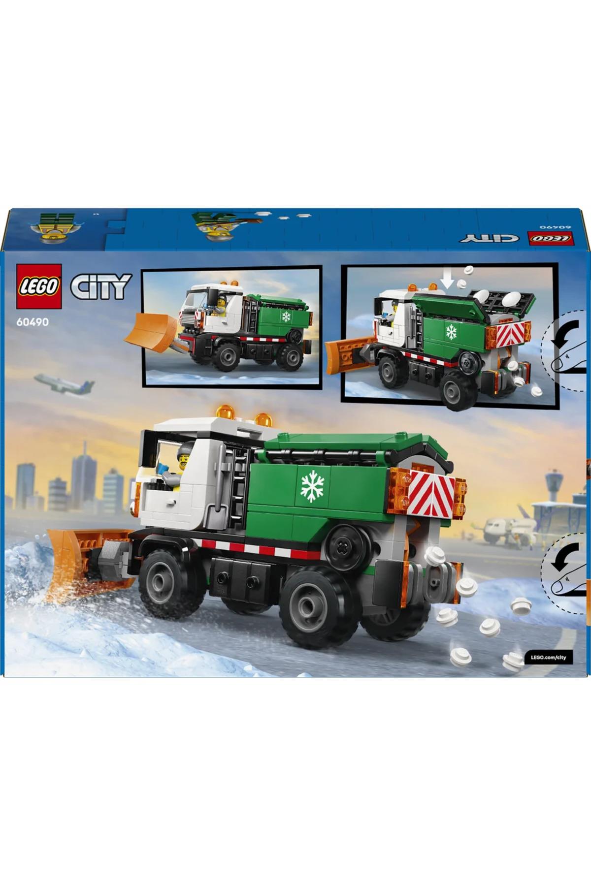® City Kar Küreme Aracı 60490 - 6+ Yaratıcı Oyuncak Yapım Seti (263 Parça)-Lego