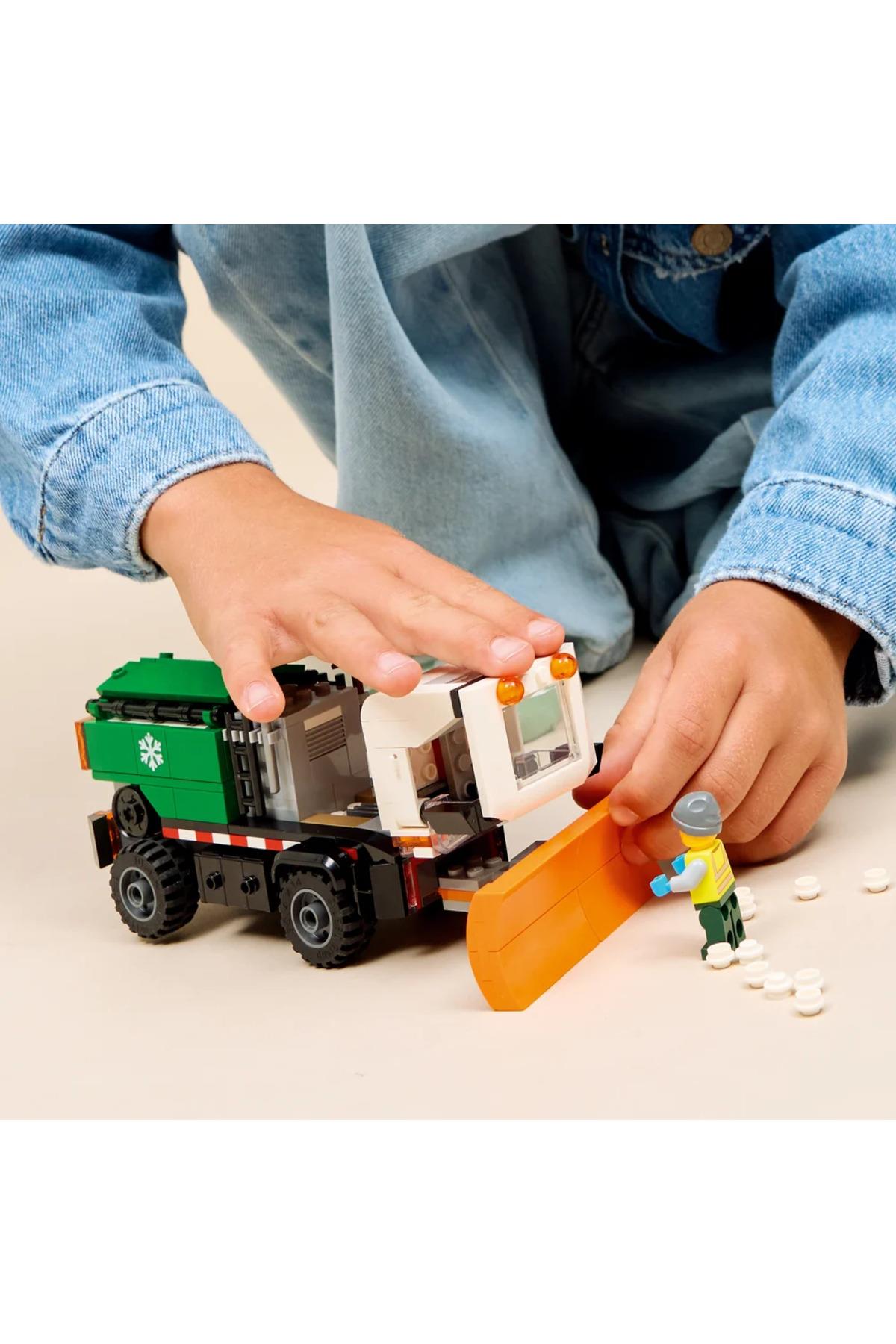 ® City Kar Küreme Aracı 60490 - 6+ Yaratıcı Oyuncak Yapım Seti (263 Parça)-Lego