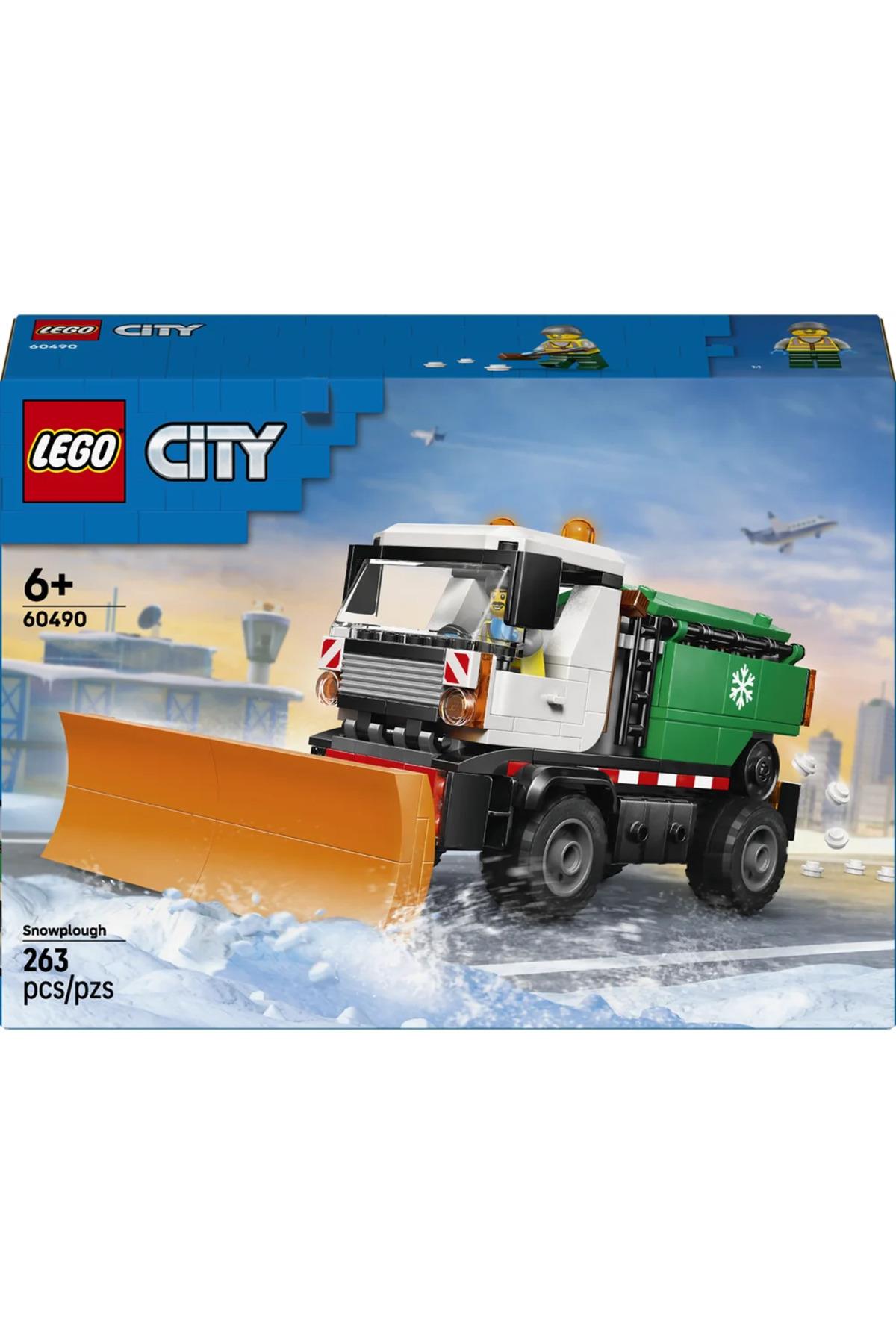® City Kar Küreme Aracı 60490 - 6+ Yaratıcı Oyuncak Yapım Seti (263 Parça)-Lego