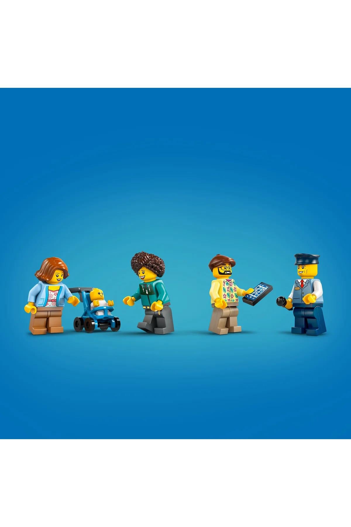 ® City Kırmızı İki Katlı Gezi Otobüsü 60407 - 7+ Çocuklar için Yaratıcı Oyuncak Yapım Seti (384 P)-Lego