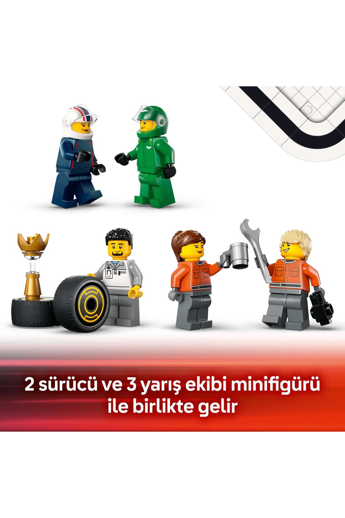 ® City RB20 ve AMR24 F1® Arabalı F1® Kamyonu 60445 - 8+ Yaratıcı Oyuncak Yapım Seti (1086)-Lego