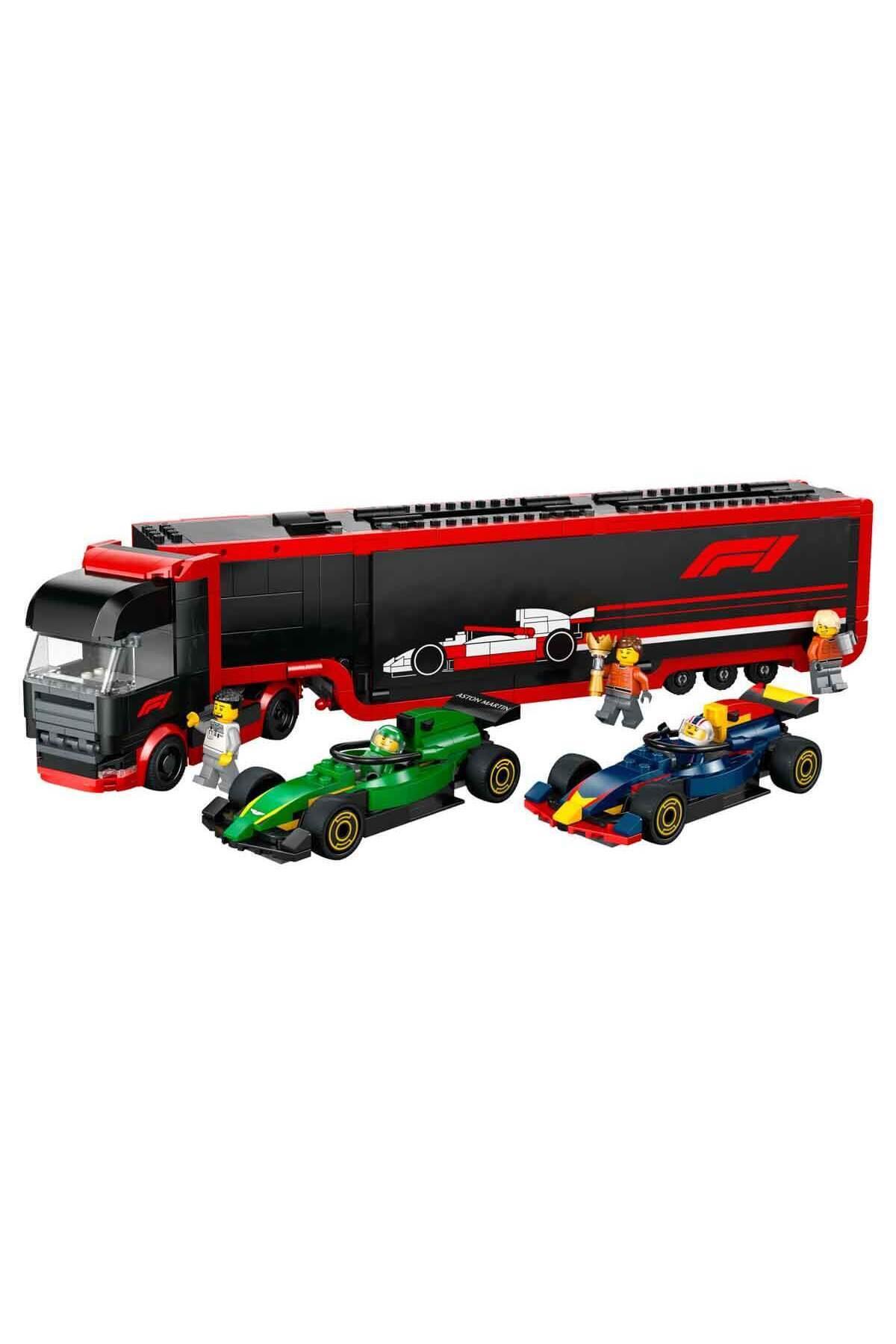 ® City RB20 ve AMR24 F1® Arabalı F1® Kamyonu 60445 - 8+ Yaratıcı Oyuncak Yapım Seti (1086)-Lego