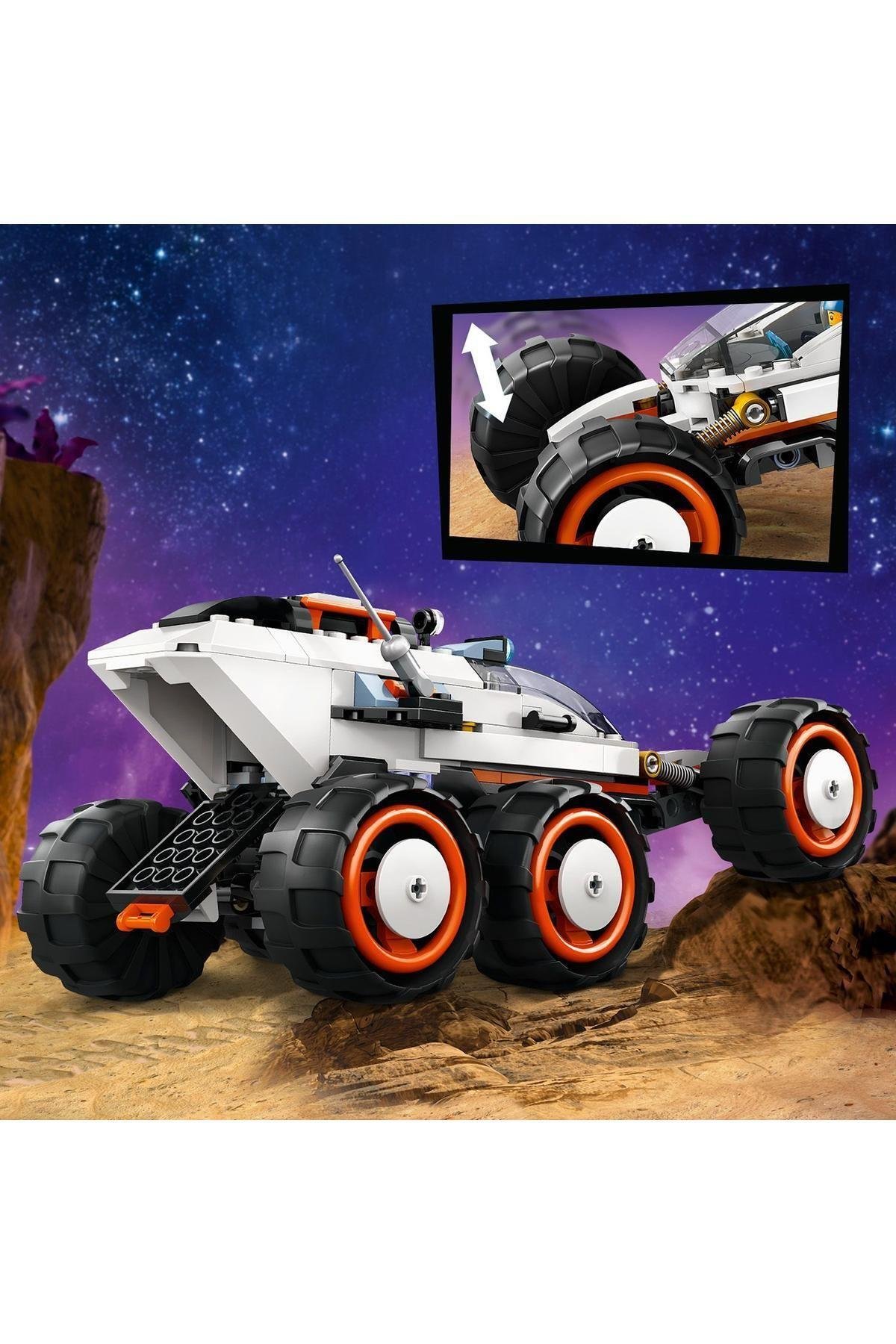 ® City Uzay Keşif Robotu ve Uzaylı Canlı 60431  - 6 Yaş ve Üzeri İçin Yapım Seti (311 Parça)-Lego