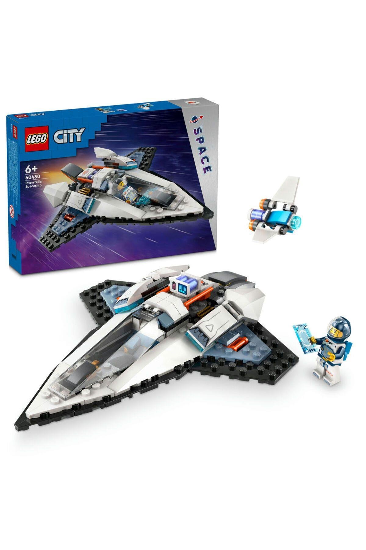 ® City Yıldızlararası Uzay Gemisi 60430  - 6 Yaş ve Üzeri İçin Yapım Seti (240 Parça)-Lego