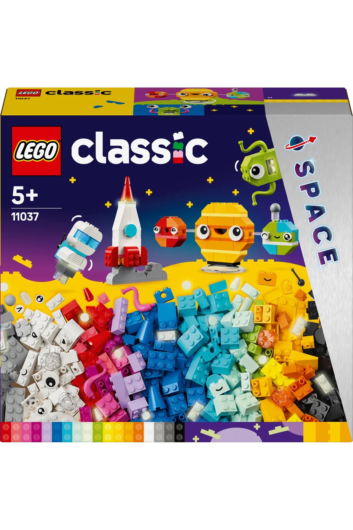 ® Classic Yaratıcı Uzay Gezegenleri 11037 - 4+ Çocuklar için Yaratıcı Oyuncak Yapım Seti (450P)-Lego