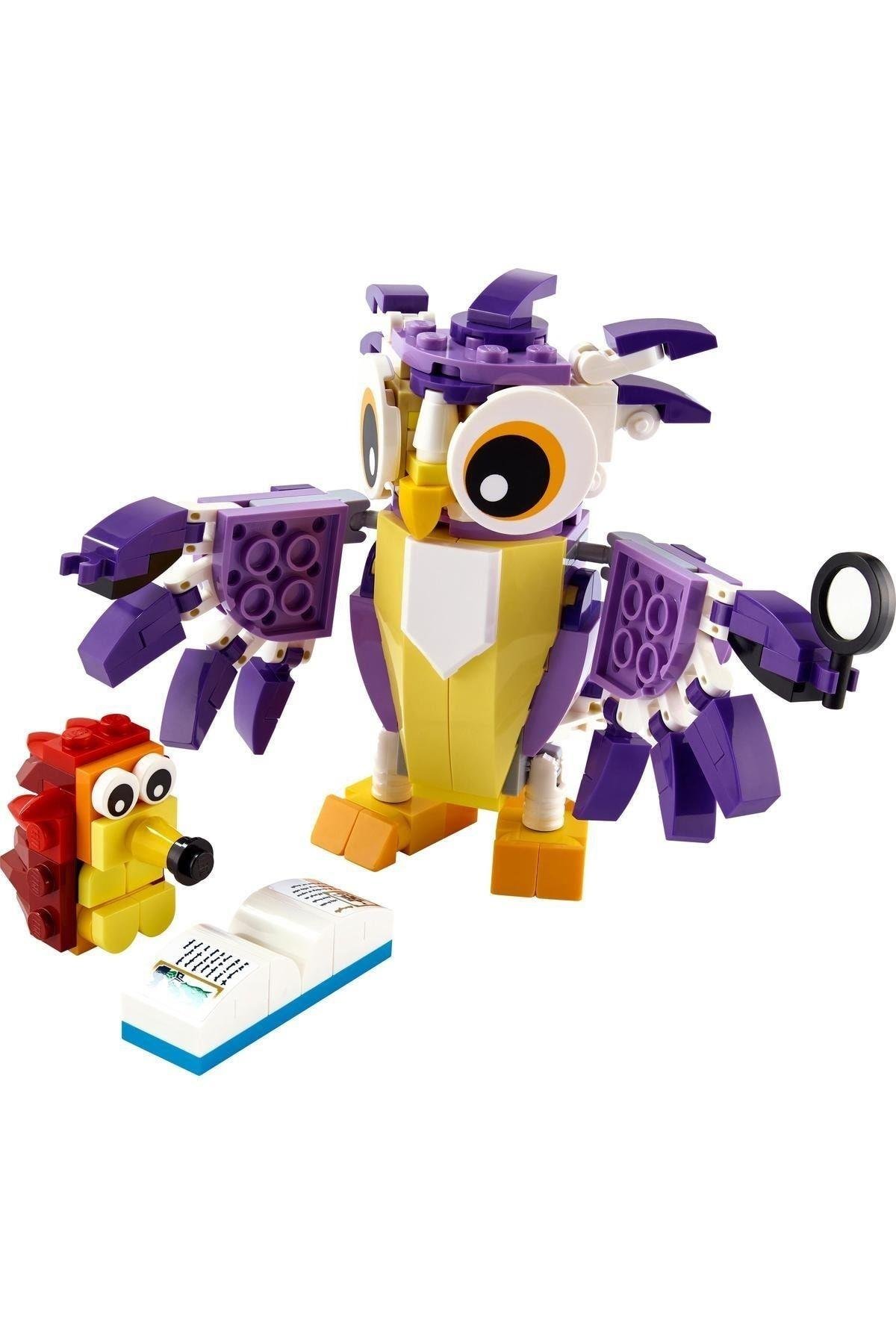 ® Creator 3’ü 1 Arada Fantastik Orman Yaratıkları 31125 - Yaratıcı Oyuncak Yapım Seti(175 Parça)-Lego